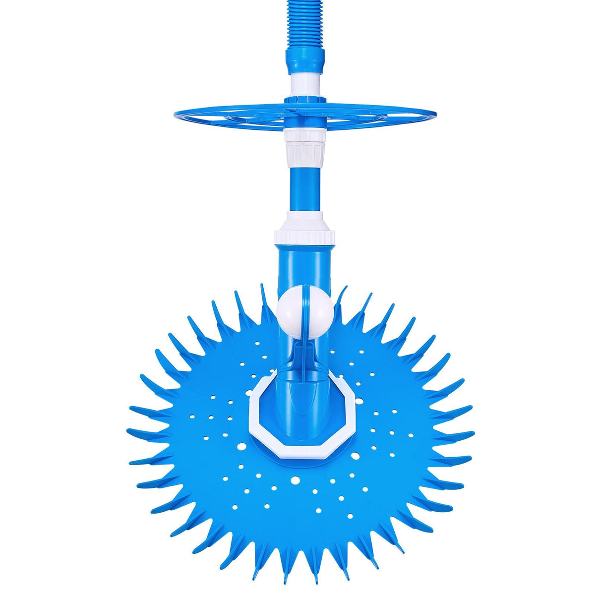Suction Pool Cleaner, Automatic Pool Vacuum Cleaner, Suction Side Automatic Pool Cleaner, Suction Vacuum Pool Sweeper with 12 Hoses, for In-ground Pool and Above-ground Pool Up to 20 x 35 ft