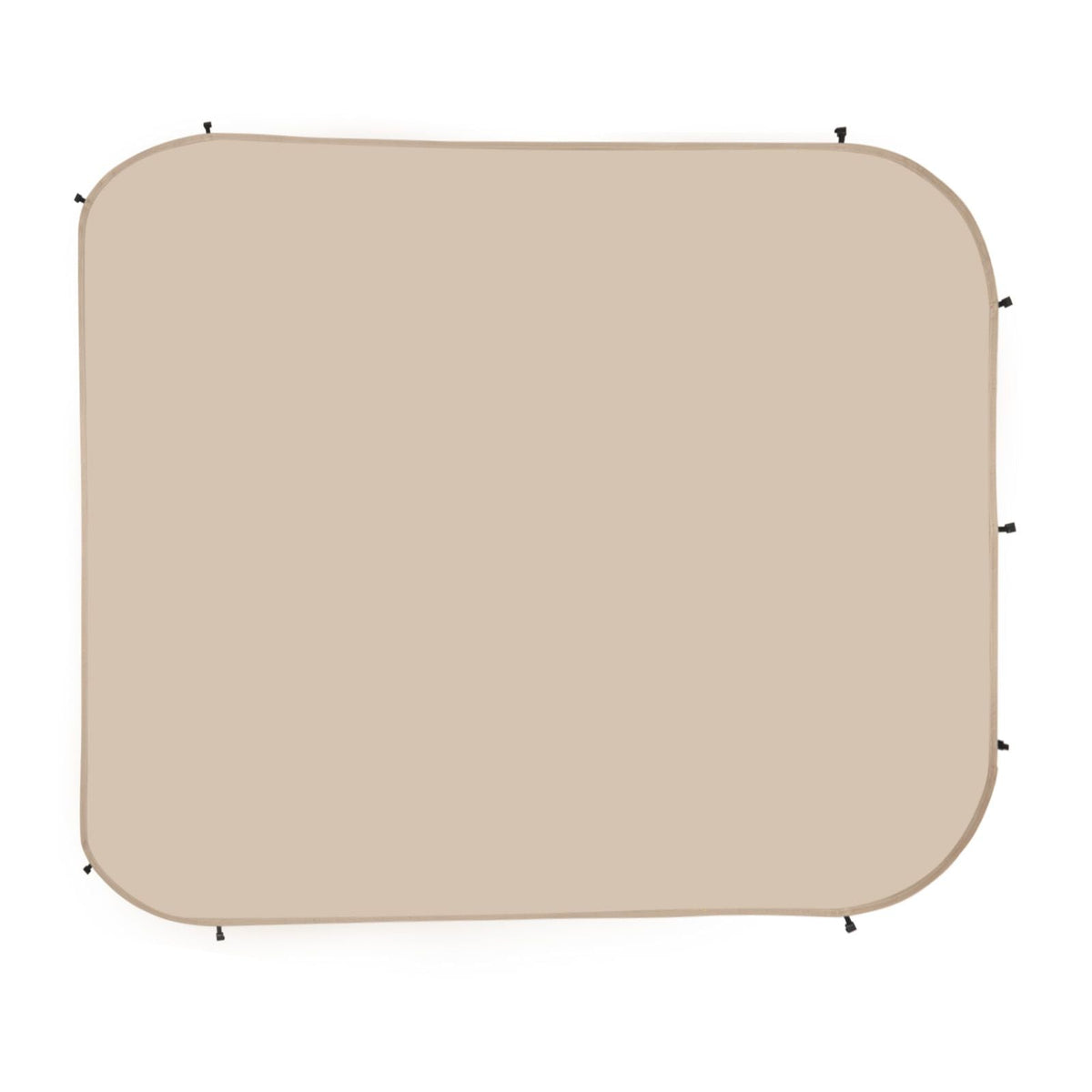 Sun Shade Sail Canopy Covers, Fit for 6 x 6 ft Screen House Tent, Sun Protection, 5.51 x 5.71 ft 300D Oxford Silver-Coated Fabric, Pack of 2 (Not Include Tent), for Outdoor Activities, Beige