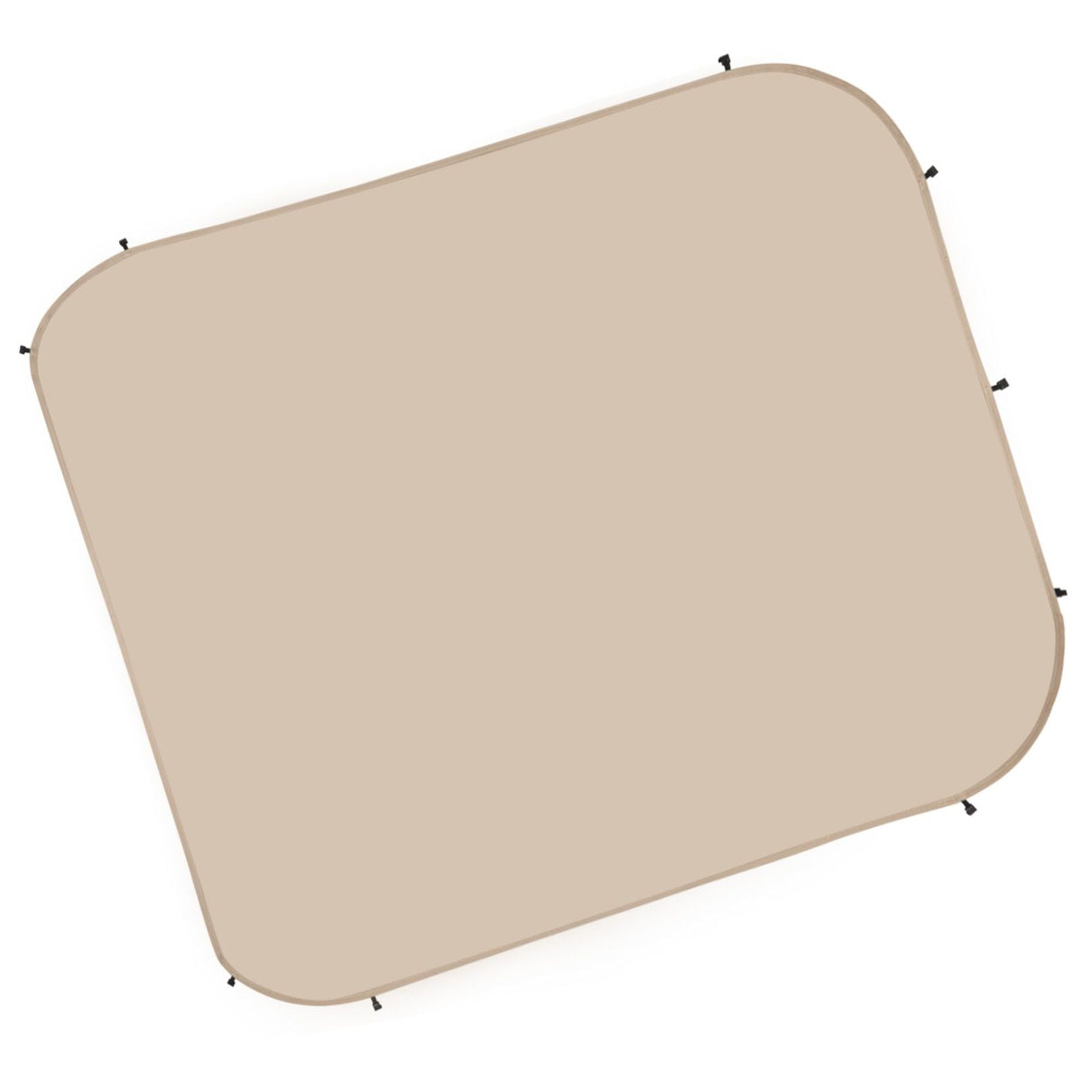 Sun Shade Sail Canopy Covers, Fit for 6 x 6 ft Screen House Tent, Sun Protection, 5.51 x 5.71 ft 300D Oxford Silver-Coated Fabric, Pack of 2 (Not Include Tent), for Outdoor Activities, Beige