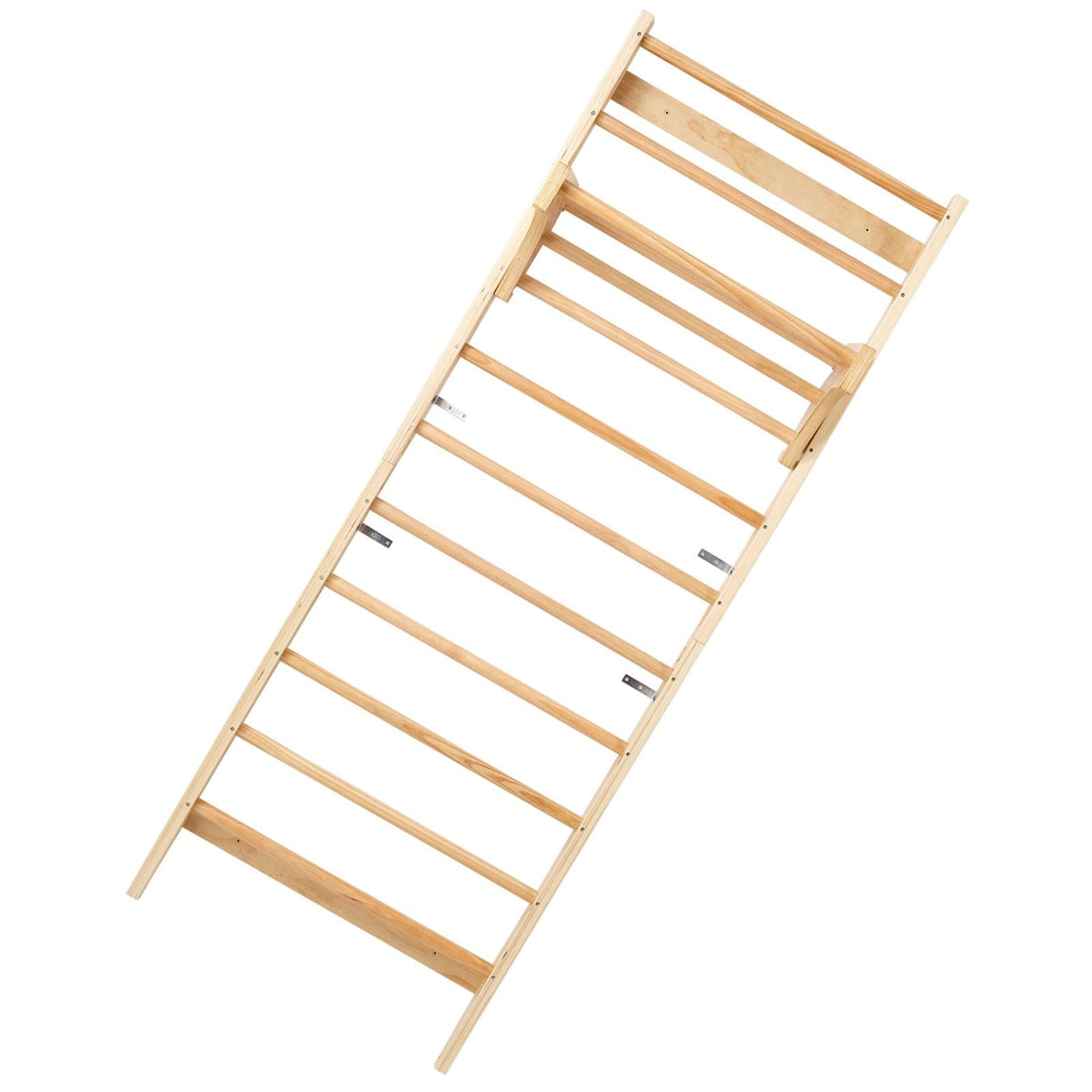 Swedish Ladder Wall Gym, 10-Level Solid Wood Indoor Jungle Gym, 220lbs Loading Indoor Playground Climbing Ladder for Kid Adults, Gymnastic Stall Bars with Pull-Up Bar - Ideal Gift for Boys Girls