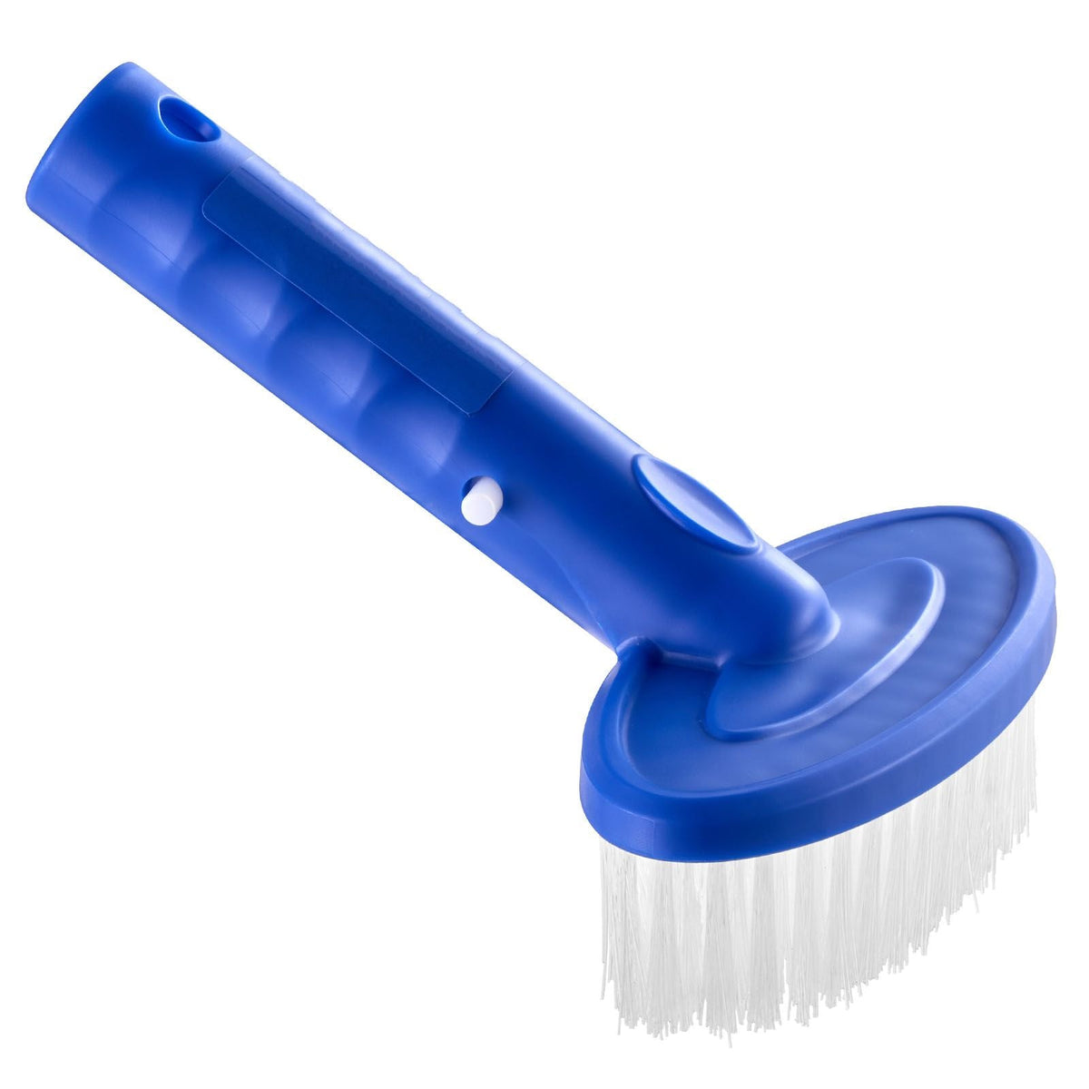 Swimming Pool Cleaning Kit, Includes 2 Detachable Brush Heads (20 Inch / 5.5 Inch) and 2 Pool Skimmer Nets, 4-in-1 Inground/Above Ground Pools Cleaning Tools Set for Leaf, Fine Mesh, No Poles