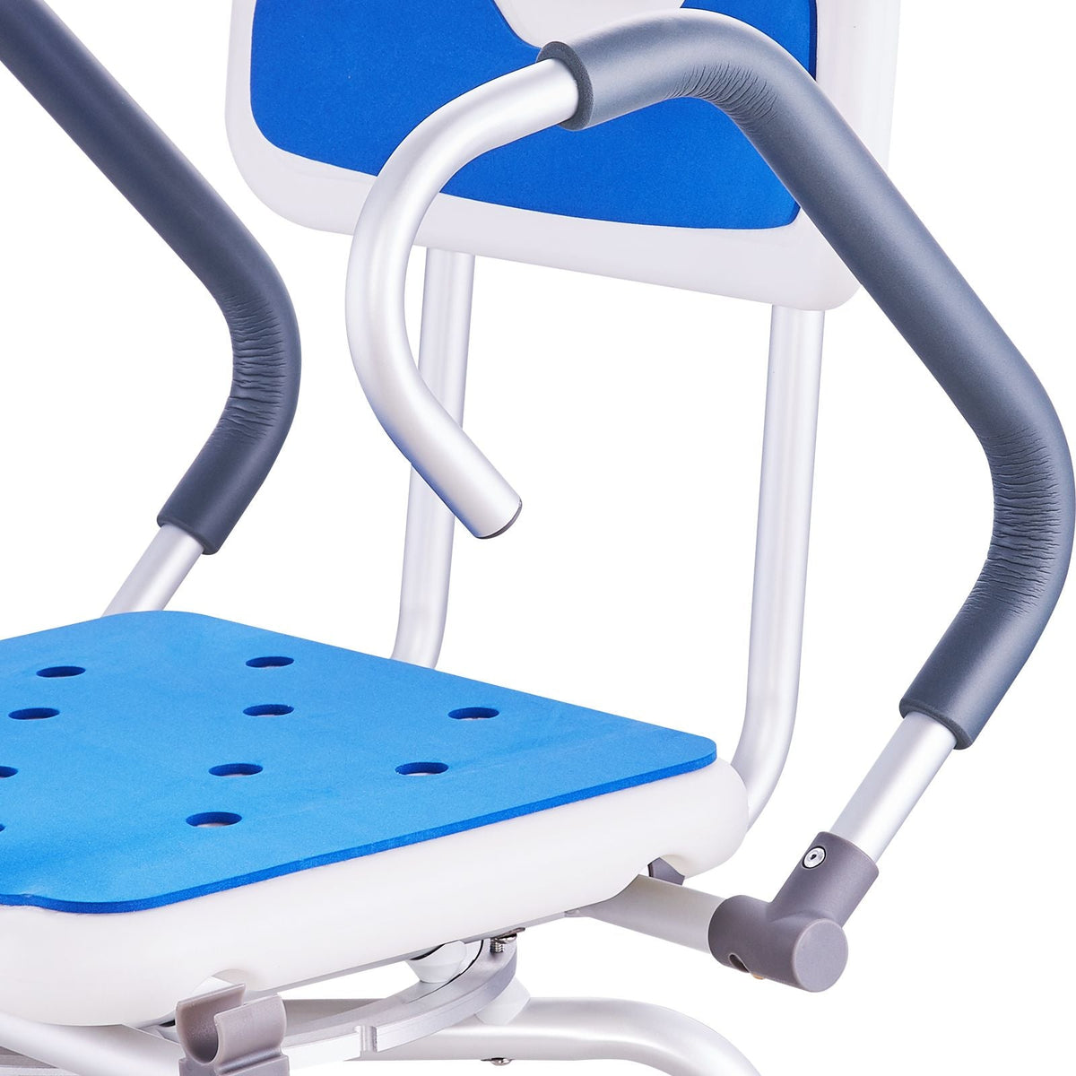Swivel Shower Chair 360 Degree, Adjustable Shower Seat with Pivoting Arms for Inside Showers or Tubs, Non-Slip Rotating Bathtub Shower Chair for Elderly Disabled Injured, 400LBS Capacity