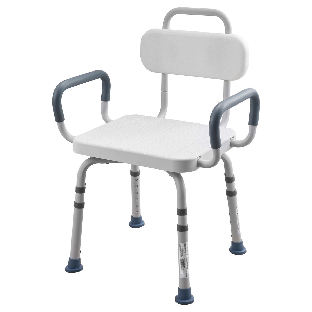 Swivel Shower Chair with Arms and Back, 400 lbs Heavy Duty Bench Seat for Inside Shower Stall and Bathtub, Height Adjustable Bathroom Bath Tub Seat for Adults, Seniors, Elderly and Disabled