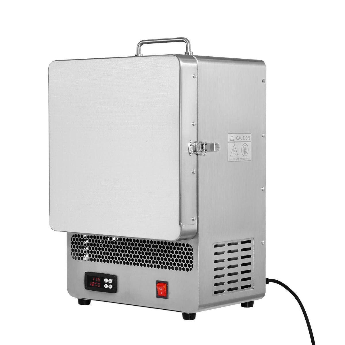 Tabletop Kiln Melter, 1500W Electric Kiln, 2192 F Max Temperature, Precise Control, Stainless Steel, Gold Melting Furnace for Wax Casting, Clay DIY, Metal Tempering, Glazing on Pottery, Silver