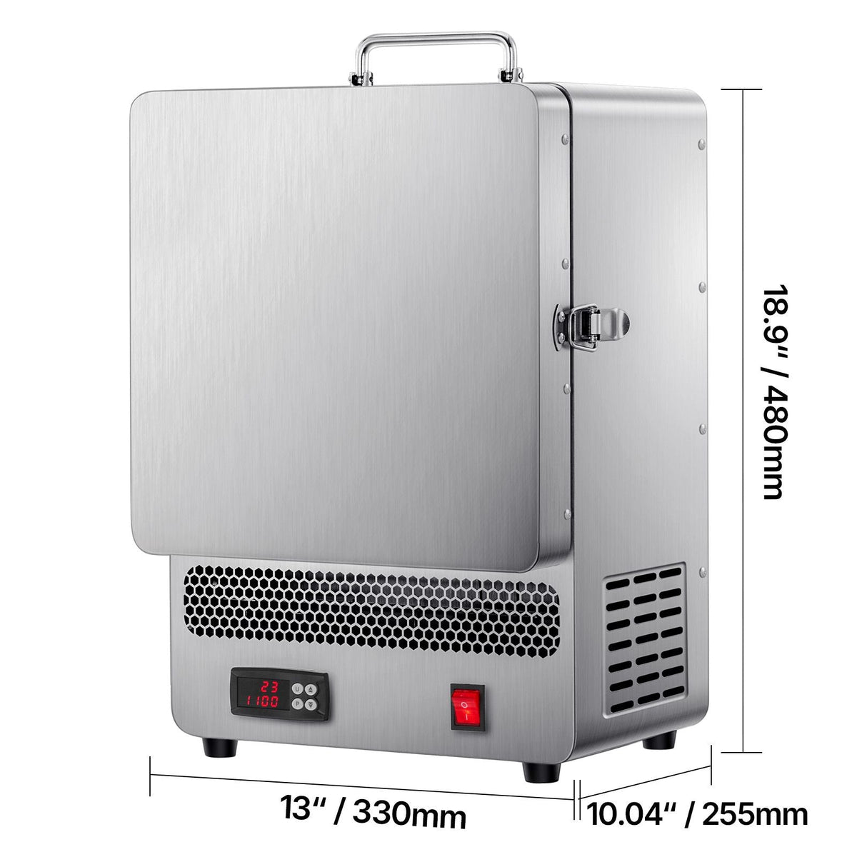 Tabletop Kiln Melter, 1500W Electric Kiln, 2192 Fahrenheit Max Temp, Stainless Steel, Programmable Gold Melting Furnace for Wax Casting, Clay DIY, Metal Tempering, Glazing on Pottery, Silver