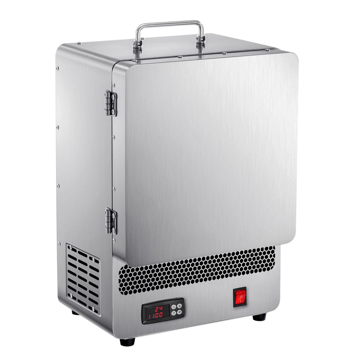Tabletop Kiln Melter, 1500W Electric Kiln, 2192 Fahrenheit Max Temp, Stainless Steel, Programmable Gold Melting Furnace for Wax Casting, Clay DIY, Metal Tempering, Glazing on Pottery, Silver