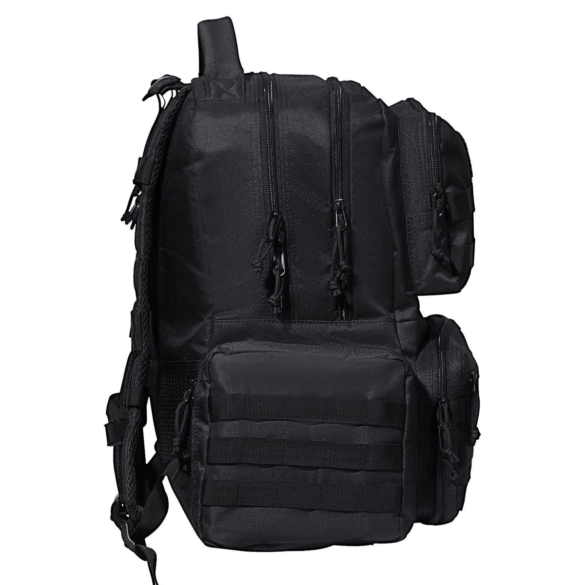 Tactical Range Backpack for 6 Pistols, Gun Backpack with 6 Independent Pistol Bags & 10 Magazines, Pistol Backpack for Outdoor Hunting Shooting, Range Bag for Handguns Lockable Zipper, Black