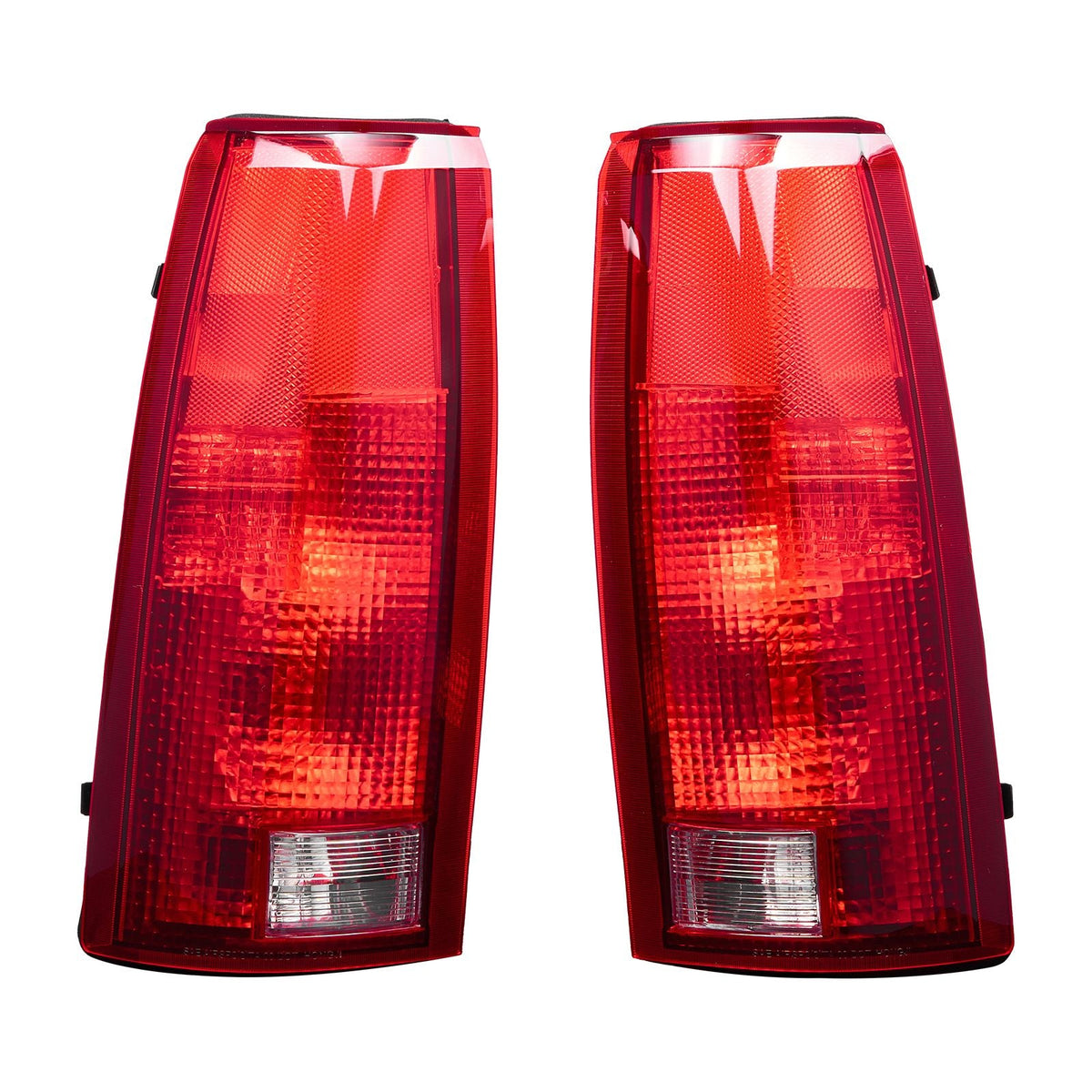 Tail Light Assembly Compatible with 1988-1999 Chevy/GMC C/K 1500 2500 3500, 1992-1999 Chevy/GMC Suburban 1500/2500, 2PCS Left & Right Side Taillight Rear Brake Lamps with Halogen Bulbs