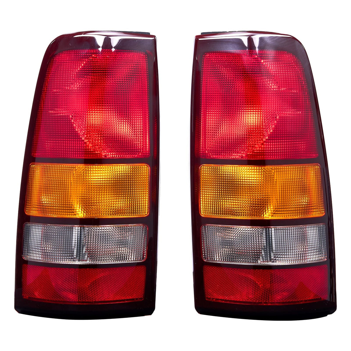 Tail Light Assembly Compatible with 1999-2003 Chevy Silverado 1999-2006 GMC Sierra 1500 1500 HD 2500 2500 HD 3500, 2007 GMC Sierra Classic Driver & Passenger Side Taillights without Bulbs (2PCS)