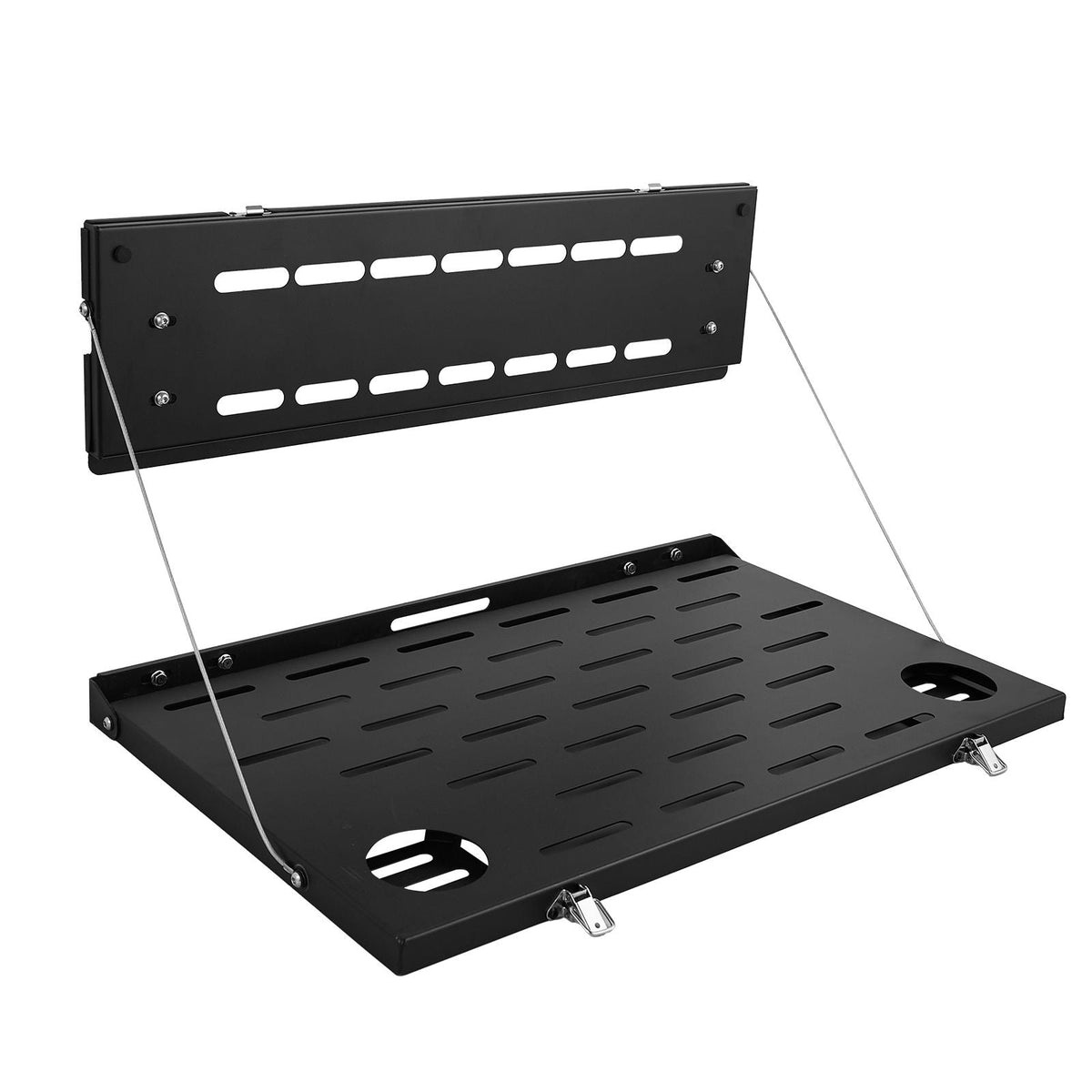 Tailgate Table, for 2021-2025 Ford Bronco, 88 lbs Load Capacity, Carbon Steel Foldable Molle Panel Drop Down Table, Rear Door Cargo Storage Rack Shelf Luggage Holder Carrier Camping Accessories