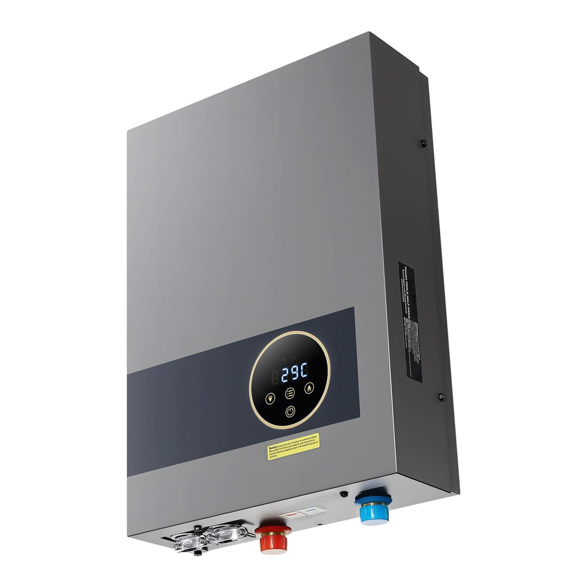 Tankless Electric Water Heater, 36kW Instant Hot Water Heater Under Sink, On Demand for Bathroom, Kitchen, Office with LCD Touch Screen, Child Security Lock ,Space-Saving, 240V