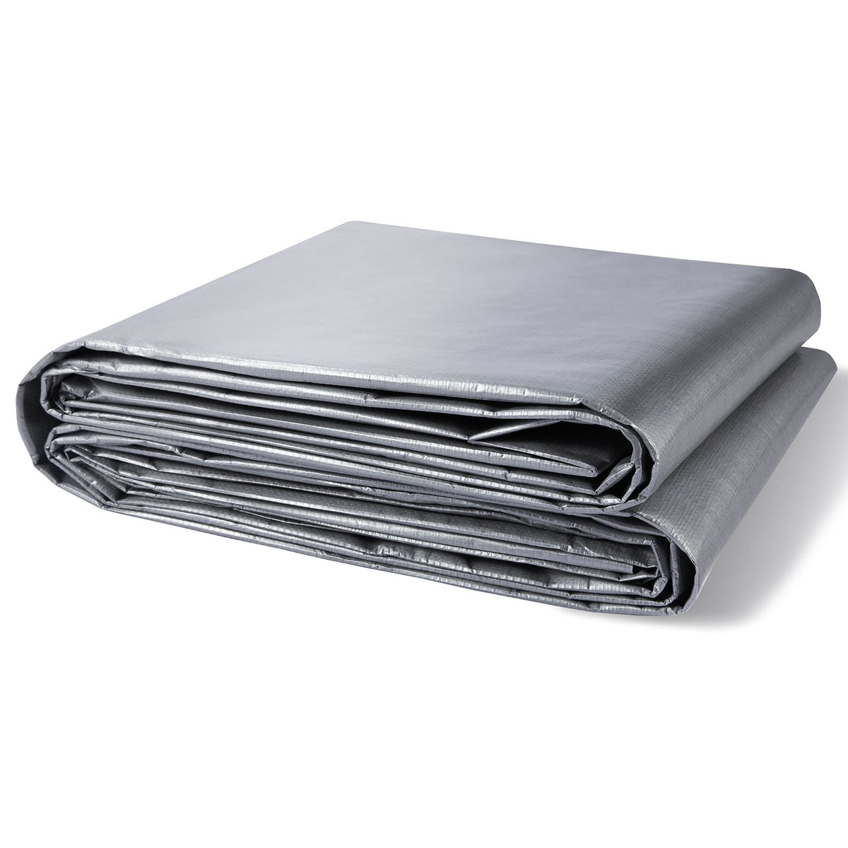 Tarp Heavy Duty Waterproof 20x30 ft, Plastic Poly Tarp Cover 10 Mil, Multi Purpose Tear UV and Temperature Resistant Outdoor Tarpaulin with High Durability Reinforced Grommets (Silver/Brown)