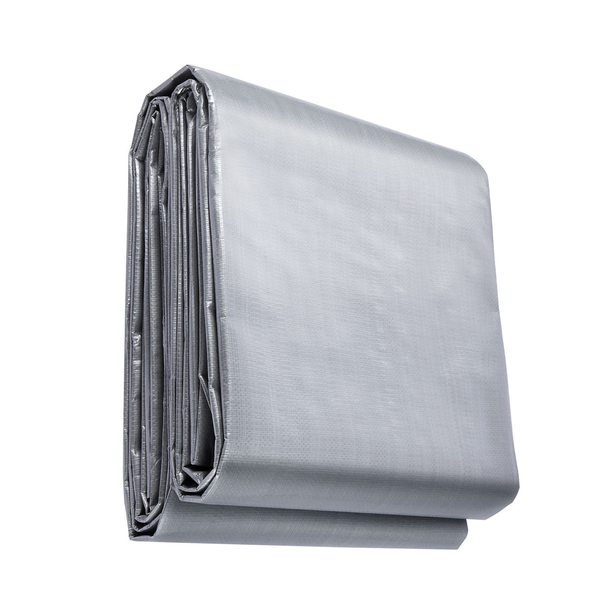 Tarp Heavy Duty Waterproof 20x30 ft, Plastic Poly Tarp Cover 10 Mil, Multi Purpose Tear UV and Temperature Resistant Outdoor Tarpaulin with High Durability Reinforced Grommets (Silver/Brown)