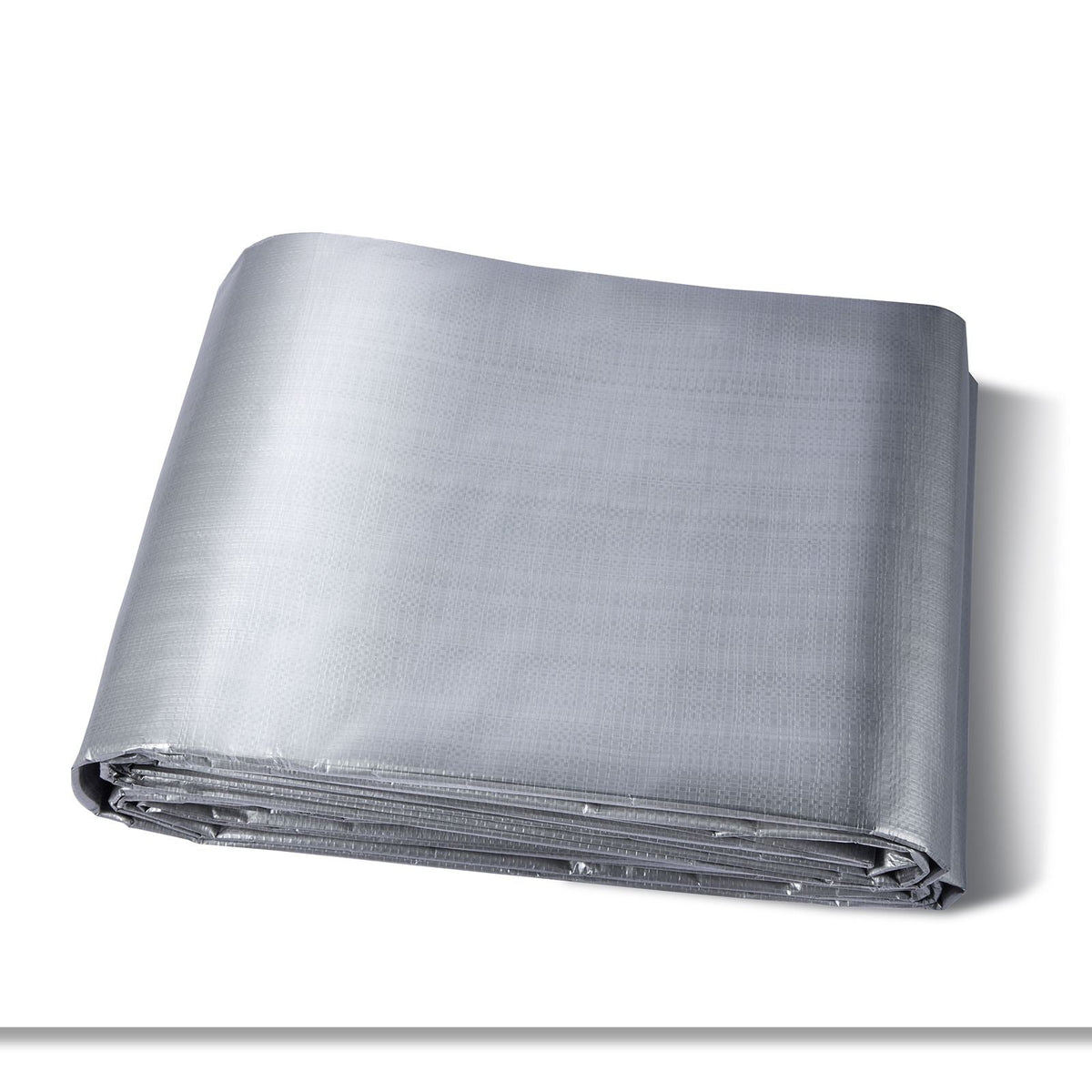 Tarp Waterproof 16x20 ft, Plastic Poly Tarp Cover 10 Mil, Multi Purpose Tear UV and Temperature Resistant Outdoor Tarpaulin with High Durability Reinforced Grommets (Silver/Brown)