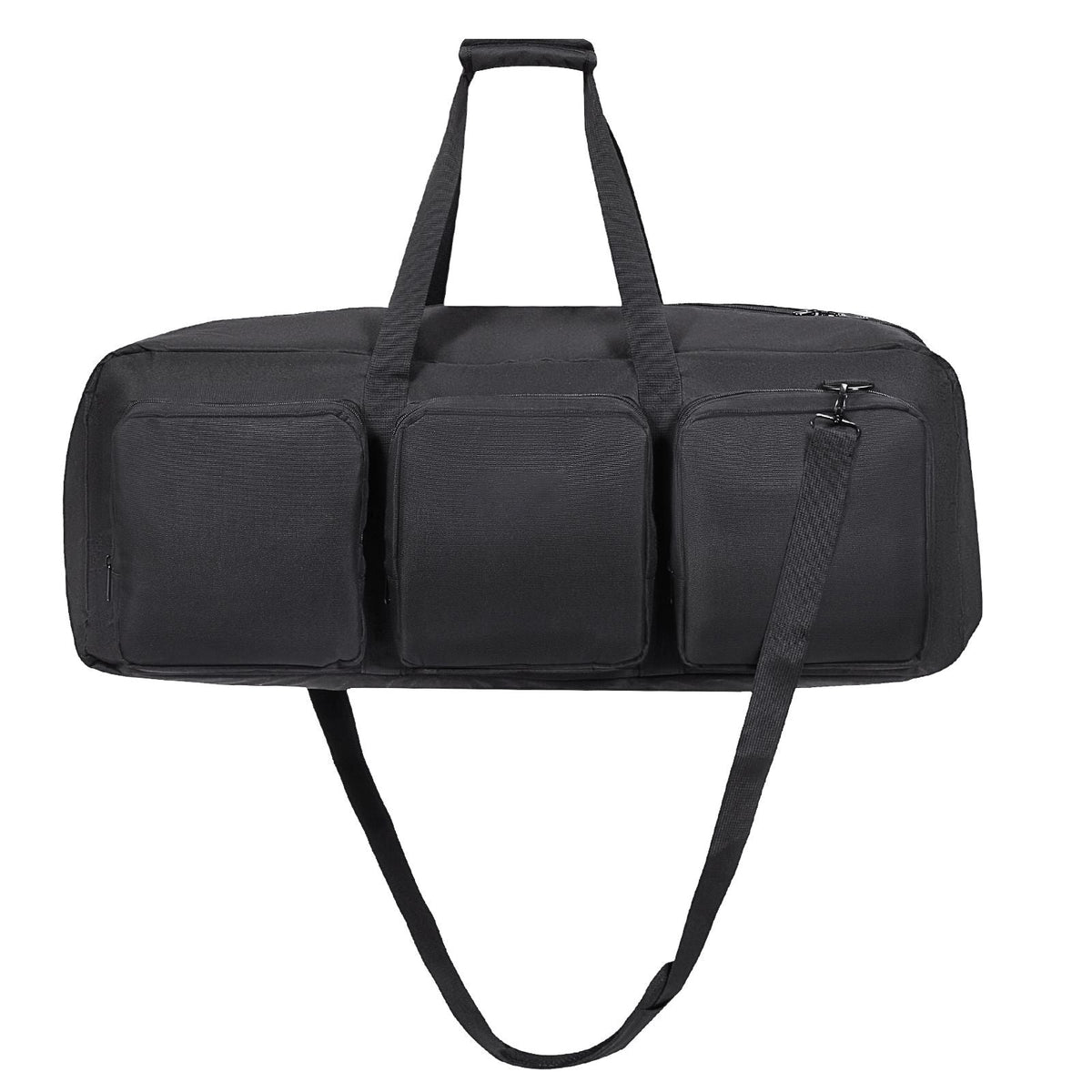 Telescope Case, 30', Telescope Storage Bag with Fixed Buckles, Multi-Pocket & Detachable Divider, Shock-Absorbent Telescope Travel Carrying Case for Optical Tube & Tripod, Counterweight Pocket