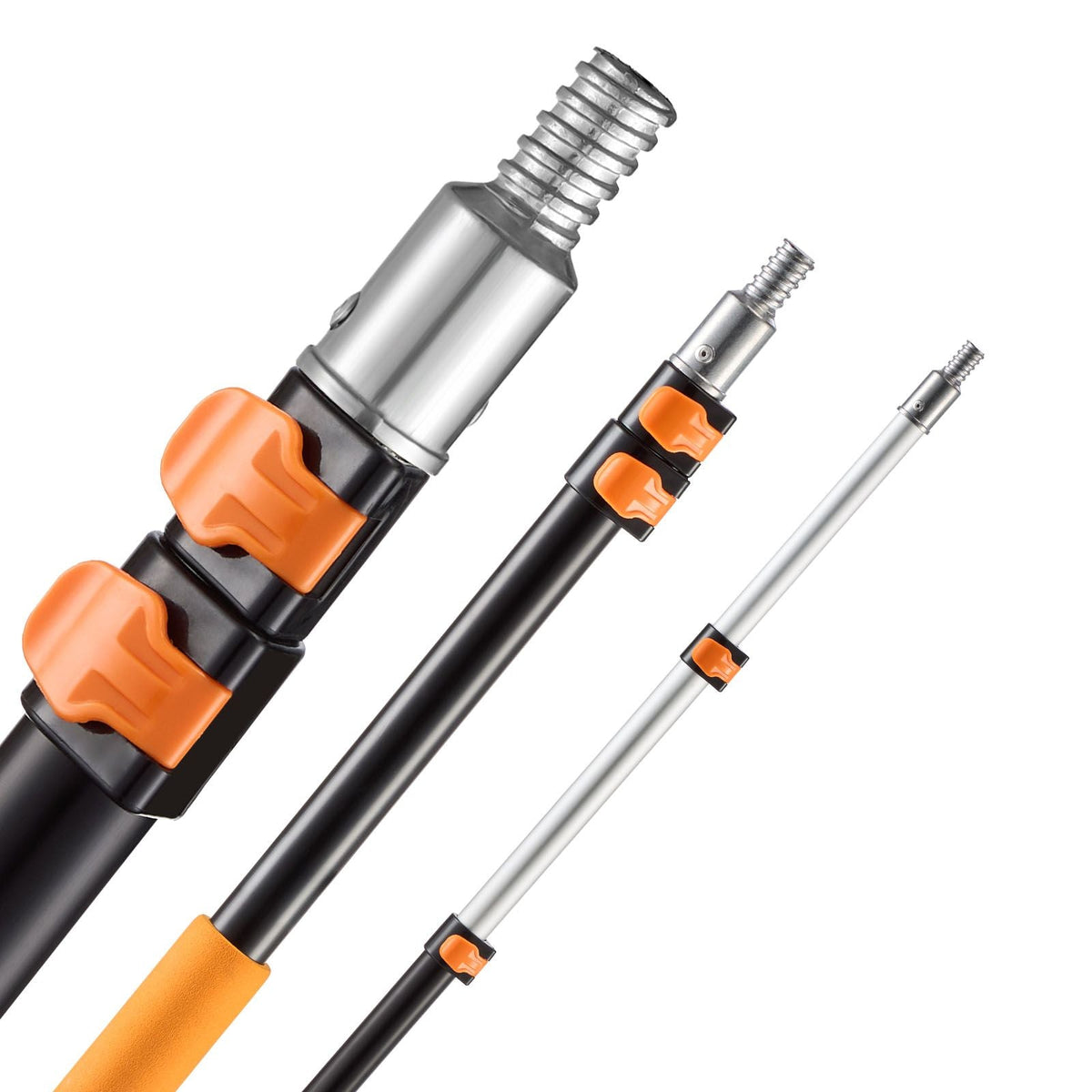 Telescopic Extension Pole, 1.76-4 FT Multi-Purpose Extendable Pole, Sturdy Aluminum Alloy Paint Pole Extension with Flip-Lock Design, High Reach Roller Stick for Painting, Dusting and Cleaning