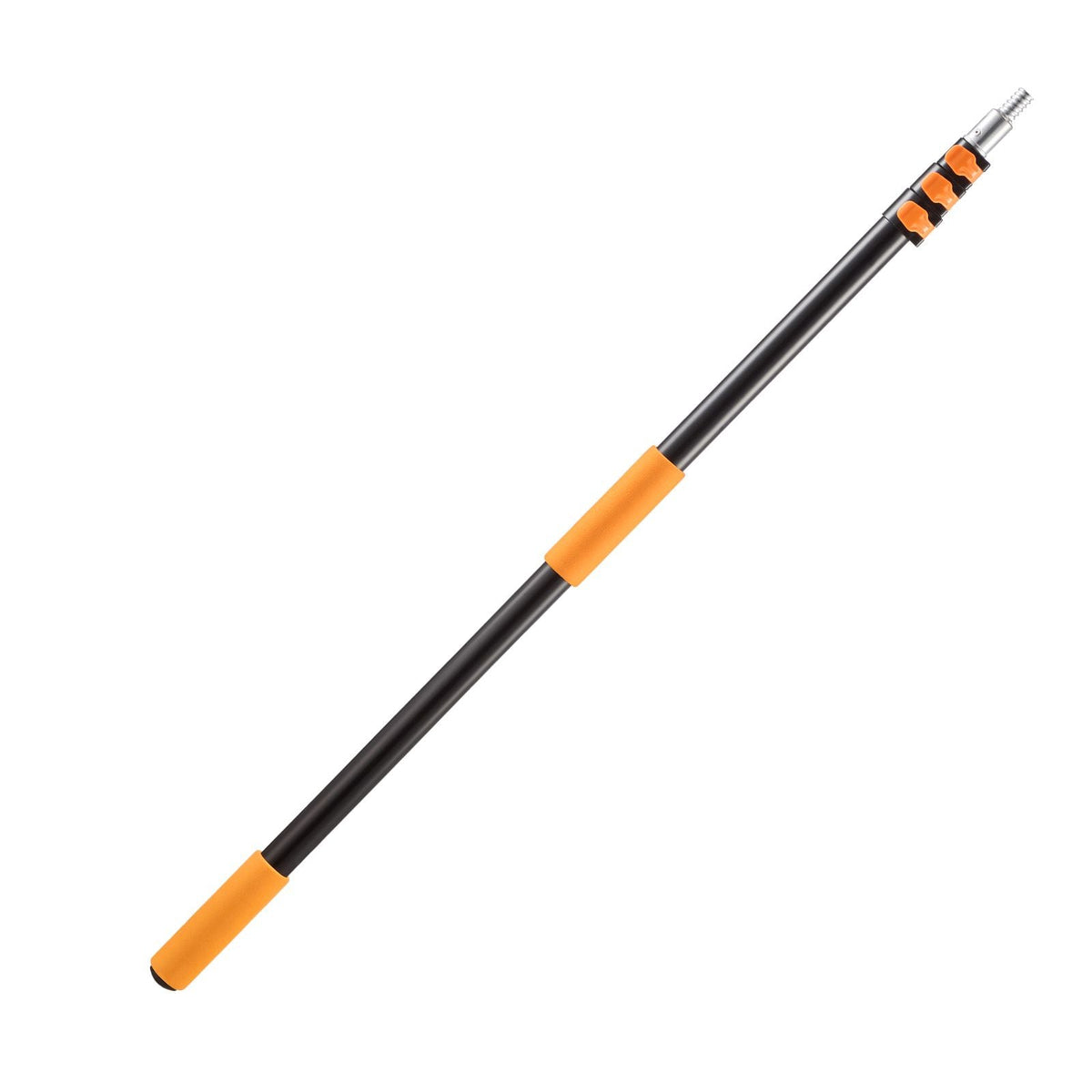 Telescopic Extension Pole, 3.8-12 FT Multi-Purpose Extendable Pole, Sturdy Aluminum Alloy Paint Pole Extension with Flip-Lock Design, High Reach Roller Stick for Painting, Dusting and Cleaning