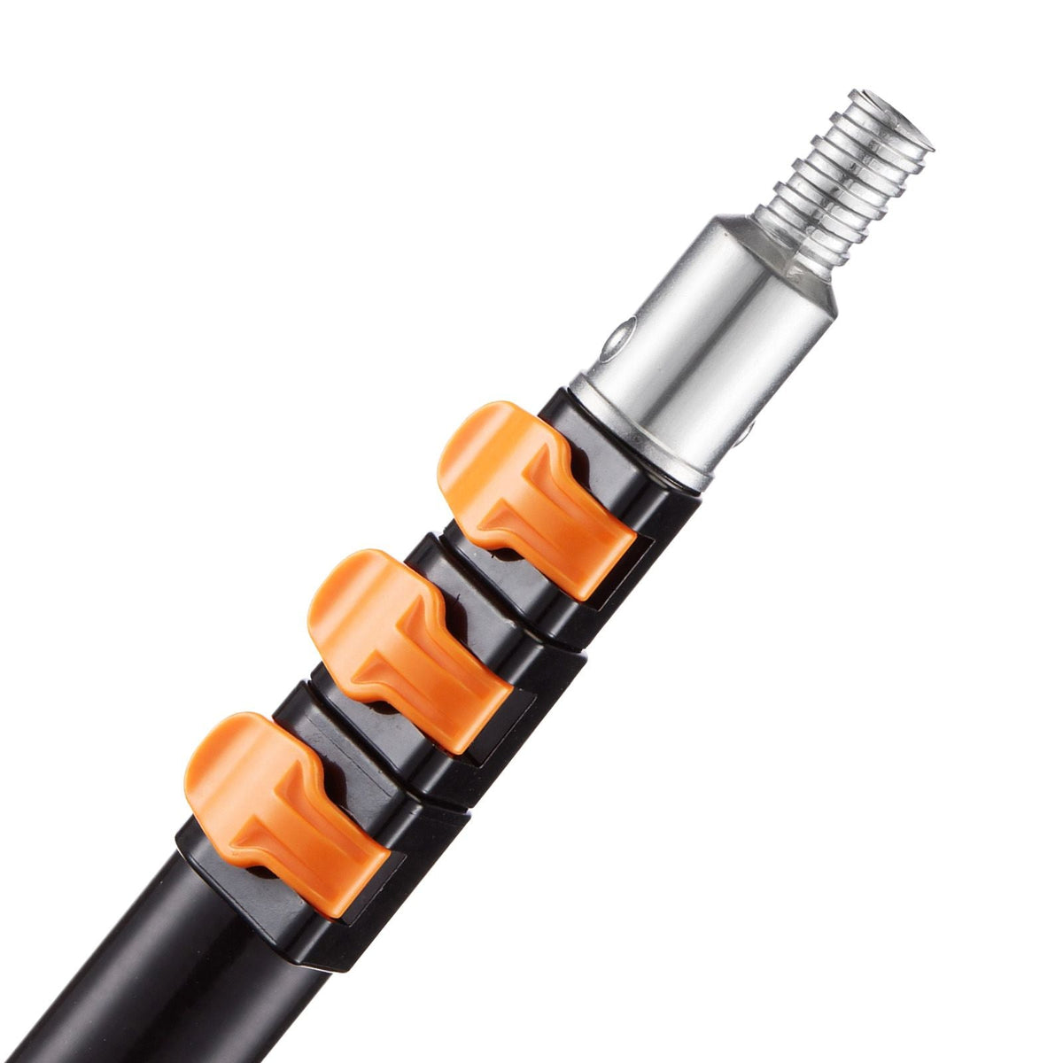 Telescopic Extension Pole, 3.8-12 FT Multi-Purpose Extendable Pole, Sturdy Aluminum Alloy Paint Pole Extension with Flip-Lock Design, High Reach Roller Stick for Painting, Dusting and Cleaning
