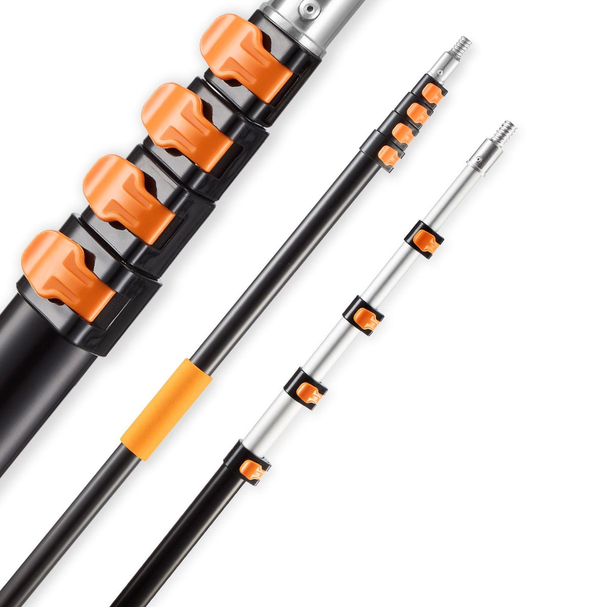 Telescopic Extension Pole, 4.66-19 FT Multi-Purpose Extendable Pole, Sturdy Aluminum Alloy Paint Pole Extension with Flip-Lock Design, High Reach Roller Stick for Painting, Dusting and Cleaning