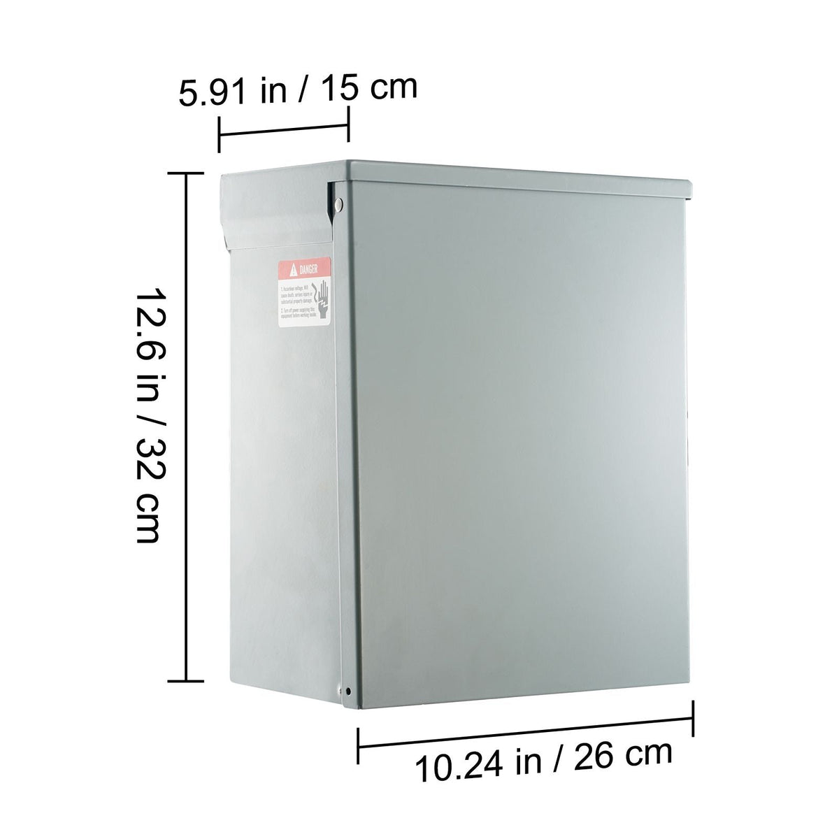 Temporary Power Outlet Panel, 125/250V, RV Power Outlet Box with a 20/30/50 Amp Receptacle Installed, NEMA 14-50R / NEMA TT-30R / 15A GFCI for RV Camper Trailer Motorhome