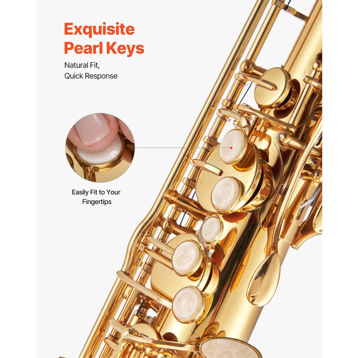 Tenor Saxophone, B Flat, Professional Brass Saxophone Beginner Kit with Carrying Case, Mouthpiece, Straps, Cleaning Cloth, Gloves, Neck Strap, 23 Keys Tenor Sax Kit, for Beginners Students, Gold