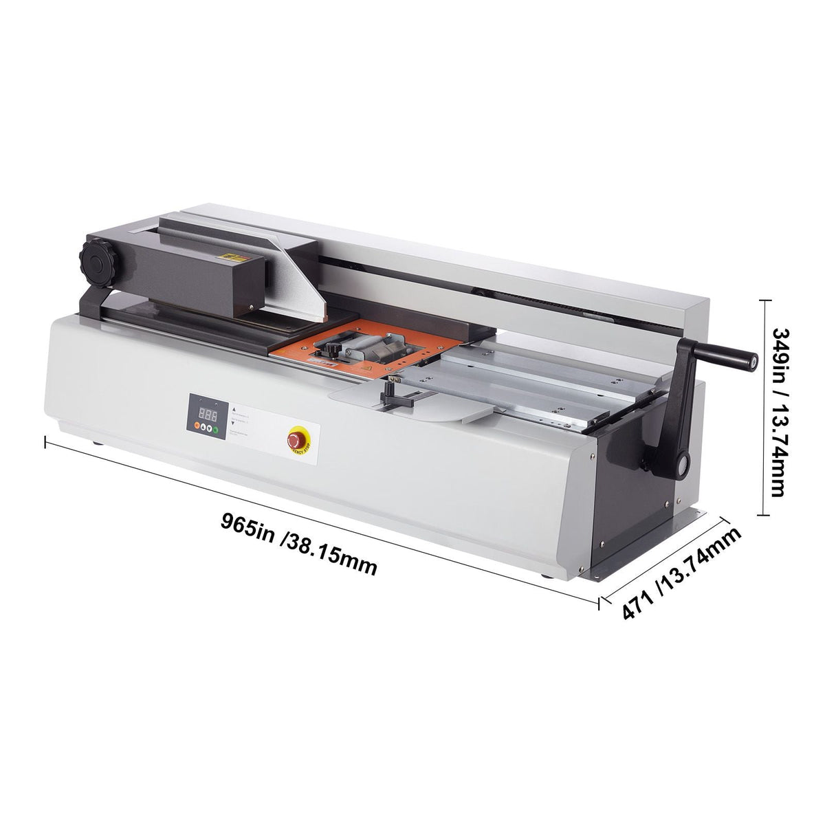 Thermal Binding Machine, 400 Sheets Capacity Hot Glue Binding Machine, Thermal Book Binder 40mm Binding Thickness A3(Short Edge)/A4/A5 Document