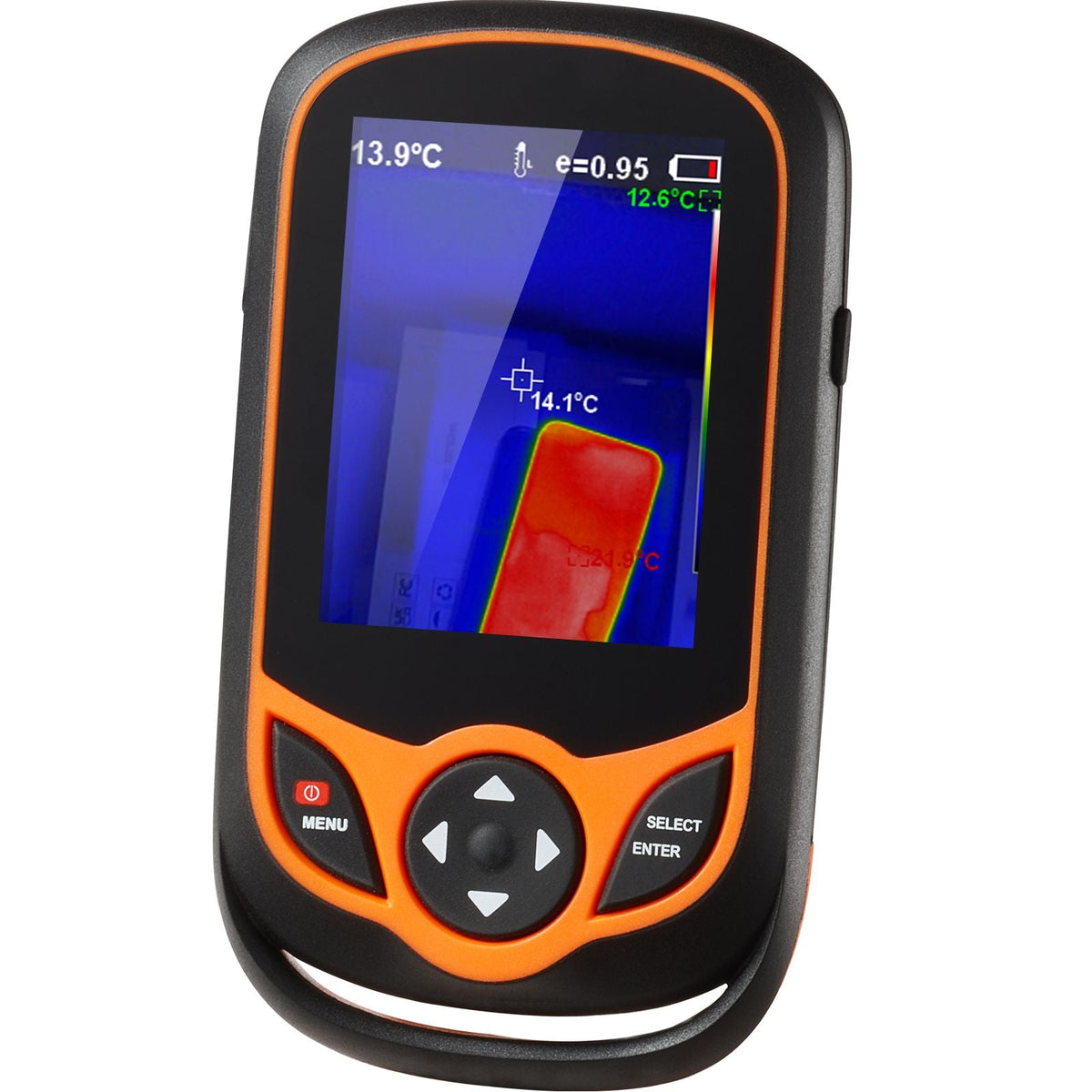 Thermal Imaging Camera, 256 x 192 IR Resolution Infrared Thermal Imager with WiFi, 25Hz Refresh Rate Thermal Camera Pocket with 3.2" Touch Screen, 0.3MP Visual Camera, -4-1022 Fahrenheit, IP54
