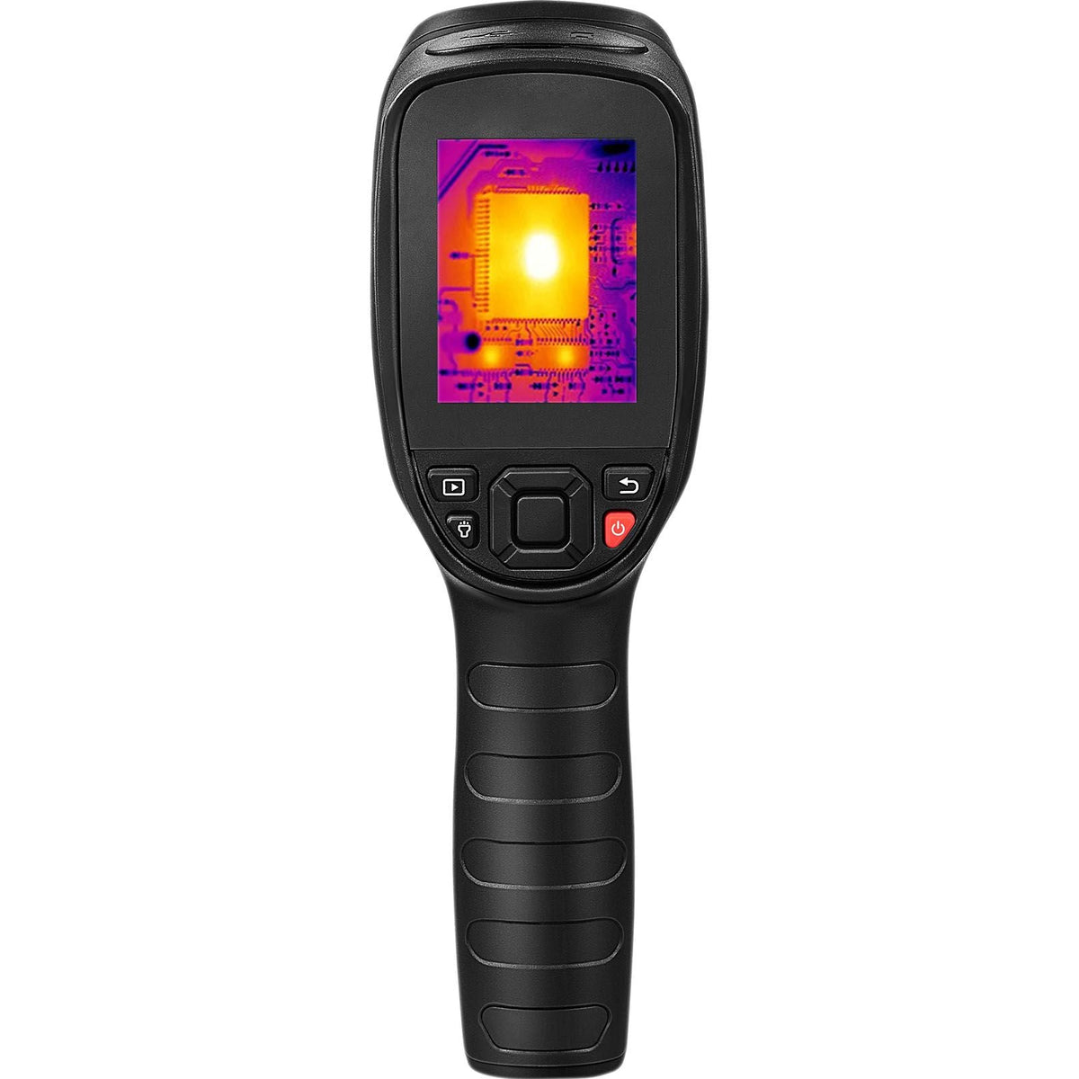 Thermal Imaging Camera, 320 x 240 Pixels Super Resolution, 25Hz Refresh Rate Infrared Camera with -4 to 752 Fahrenheit Temperature Range, 32G Built-in SD Card, and Rechargeable Li-ion Battery