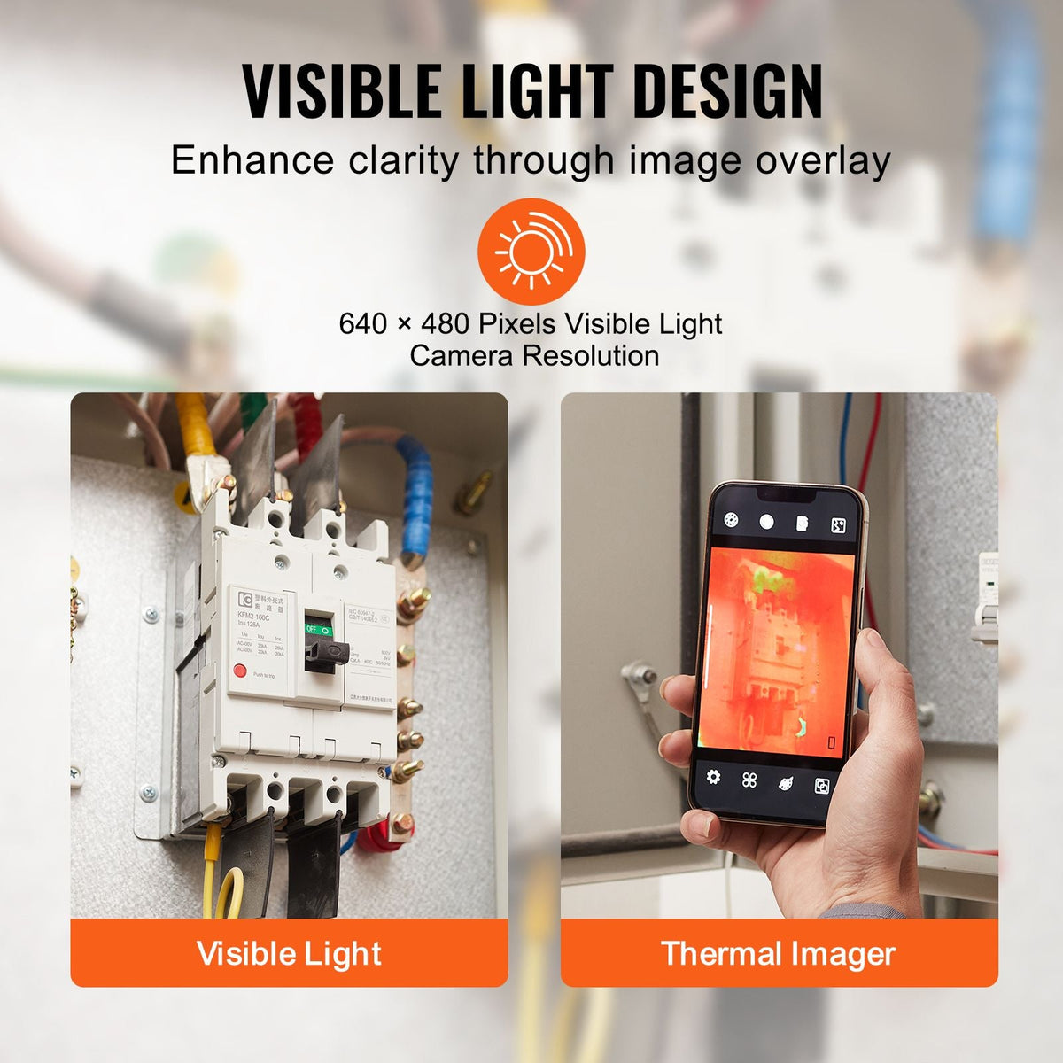 Thermal Imaging Camera for Android & IOS, 256 x 192 IR High Resolution, Wireless Infrared Thermal Imager with WiFi & Visual Camera, 25Hz Refresh Rate Thermal Camera for Smartphone, -4 -1022 F