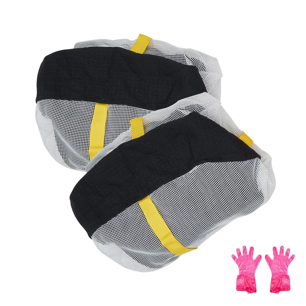 Thickened Snow Socks for Tires, Full Coverage Tire Socks with Polyester Fiber, Snow Traction Tire Cover for Car, SUV, Pickup and Truck (Pack of 2)-Large