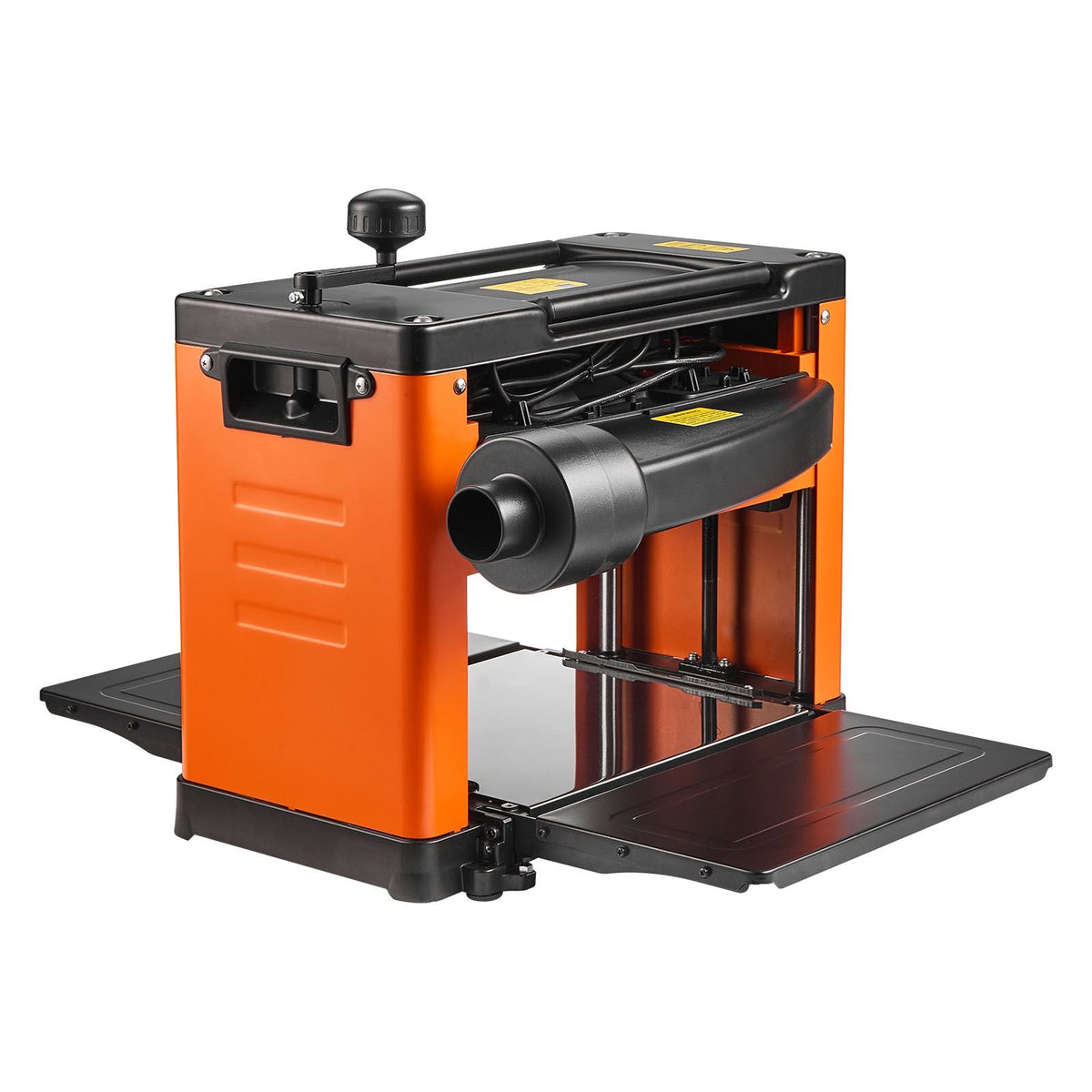 Thickness Planer, Three-Blade, 13-Inch Width Worktable Power Benchtop Planer, 2000W 23500 RPM Powerful Motor, Dual Rollers, Over Protection, Single Speed Woodworking, for Hard Soft Wood Material