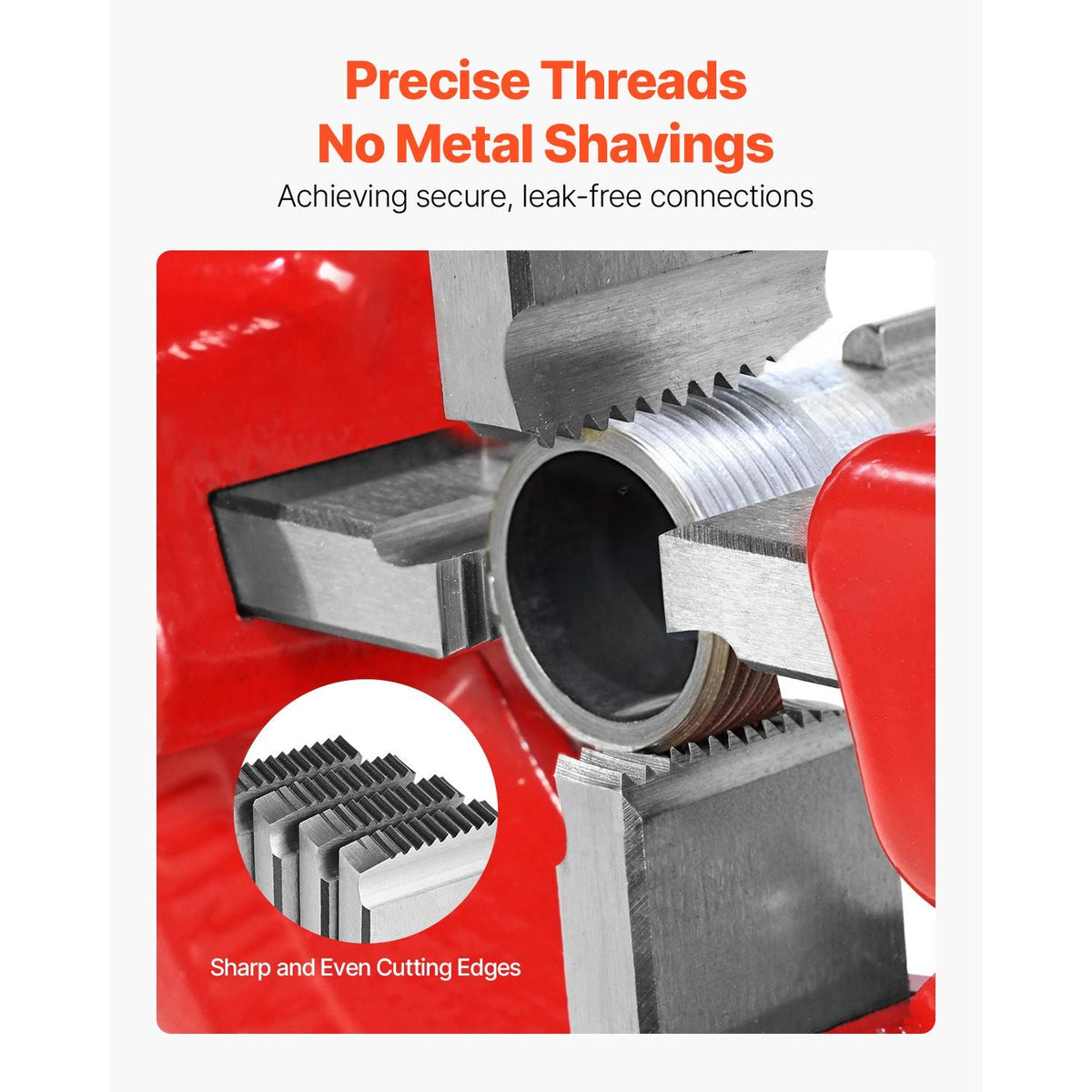 Threading Machine Dies, 1"-2" NPT Pipe Dies(4 Packs), Right-Handed HSS Pipe Threading Dies, Fit Split-Type Machines, RIDGID Universal Die Heads 504A, 711, 713, 811A, 815A, 816, 817, 842