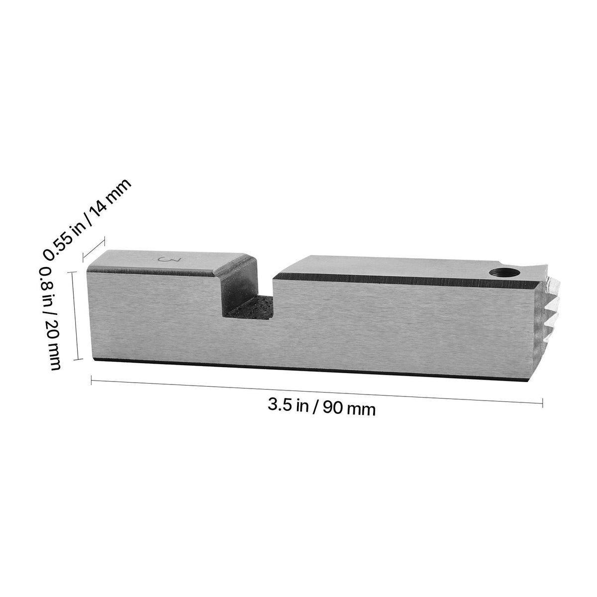 Threading Machine Dies, 2-1/2" to 4" NPT Pipe Dies(4 Packs), Right-Handed HSS Pipe Threading Dies, Fit Integrated Pipe Threading Machines