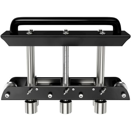 Three-Station Edge Roller, Large Radius, 0-90° Bending Angle Sheet Metal Brake, Quickly Adjusts for Making 0.63\"-5.7\" Bends in 30-19 Gauge Steel, for Clean Crisp Bends in Metal Roofing Materia
