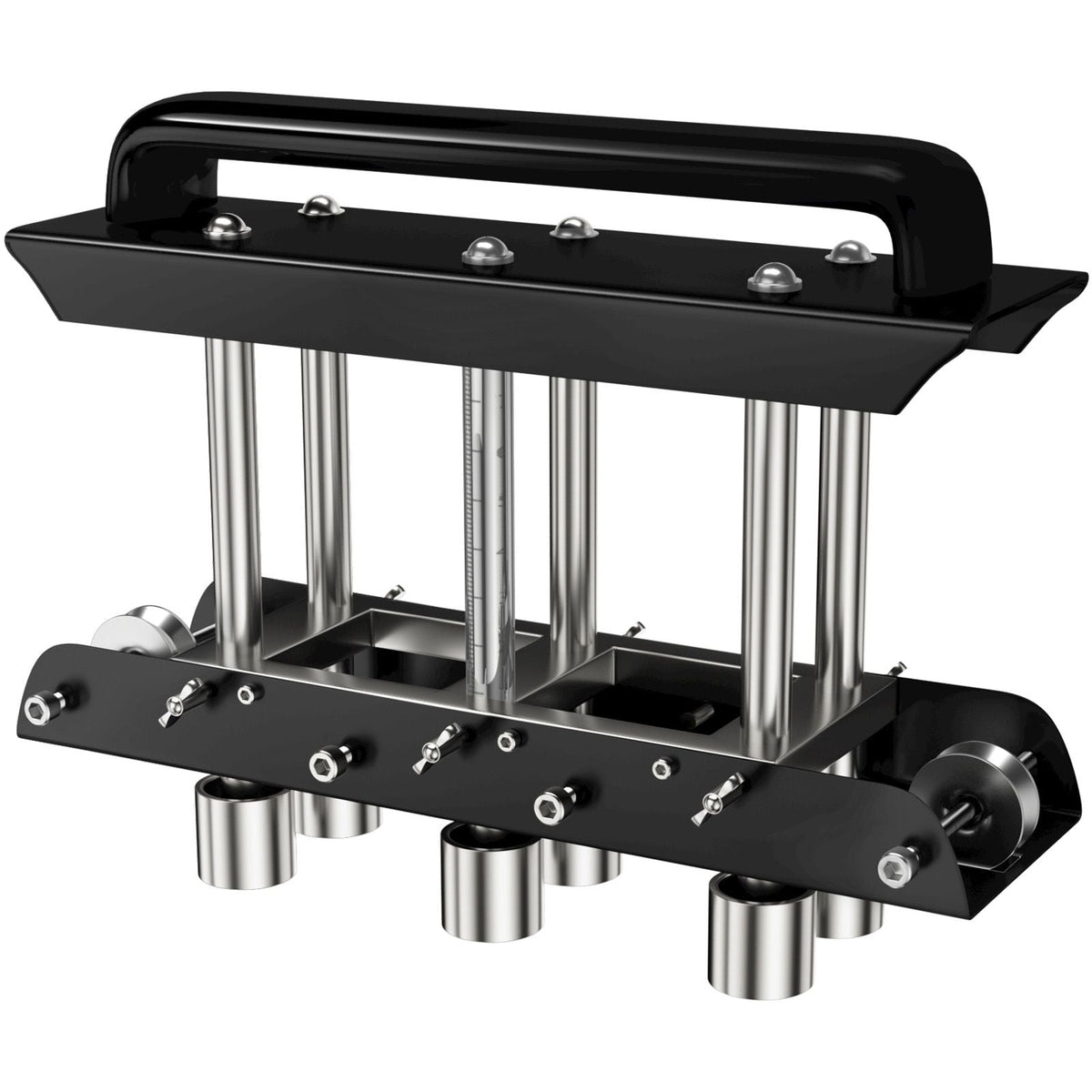 Three-Station Edge Roller, Large Radius, 0-90° Bending Angle Sheet Metal Brake, Quickly Adjusts for Making 0.63\"-5.7\" Bends in 30-19 Gauge Steel, for Clean Crisp Bends in Metal Roofing Materia