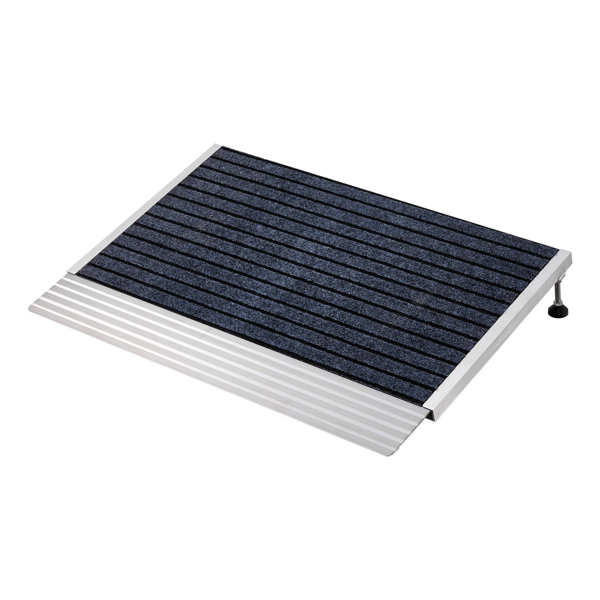 Threshold Ramp for Doorways, 24 x 35.8 in, Platform Aluminum Wheelchair Ramp with Adjustable Height, Non-Slip Door Threshold Ramps, 800 lbs Load Capacity, for Home Steps, Wheelchairs, Walkers