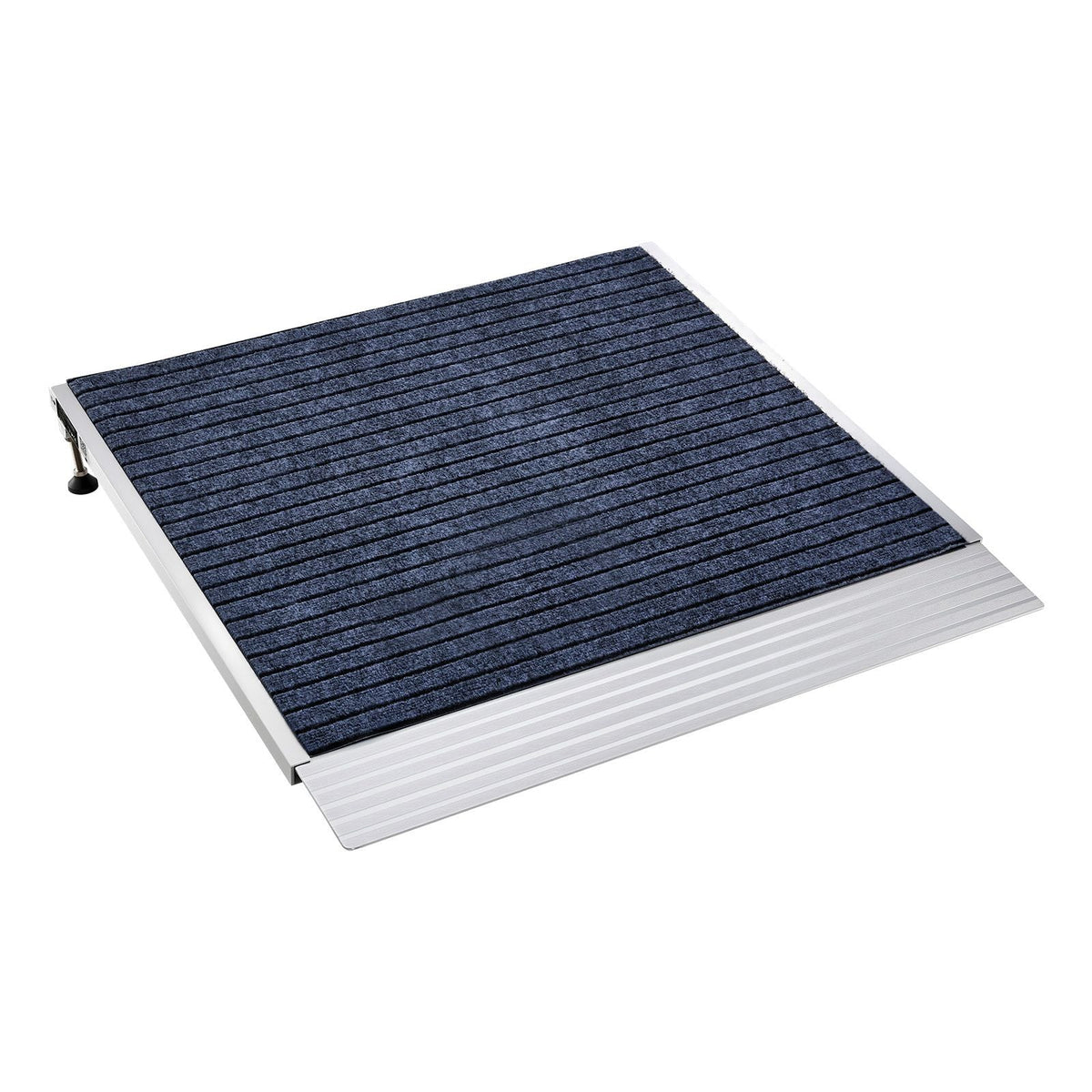 Threshold Ramp for Doorways, 36 x 36 in, Platform Aluminum Wheelchair Ramp with Adjustable Height, Non-Slip Door Threshold Ramps, 700 lbs Load Capacity, for Home Steps, Wheelchairs, Walkers