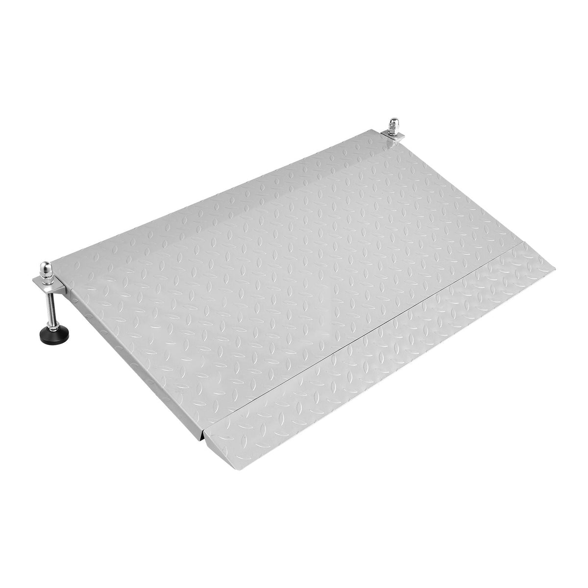 Threshold Ramp for Doorways, 42.5 x 23.2 in, Platform Aluminum Wheelchair Ramp with Adjustable Height, Non-Slip Door Threshold Ramps, 1000 lbs Capacity, for Home Steps, Wheelchairs, Walkers