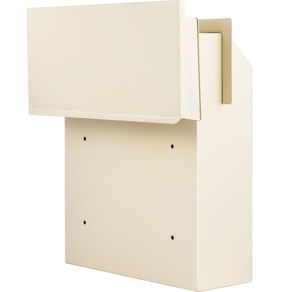 Through-The-Door Locking Drop Box, 11.8\'\'x4.3\'\'x14.2\'\' Door Drop Box, Door Slot Mailbox with 1.77\'\' Chute & Code Lock, Rainproof Steel Mail Catcher for Depositing Mail, Keys, Rents, Chec