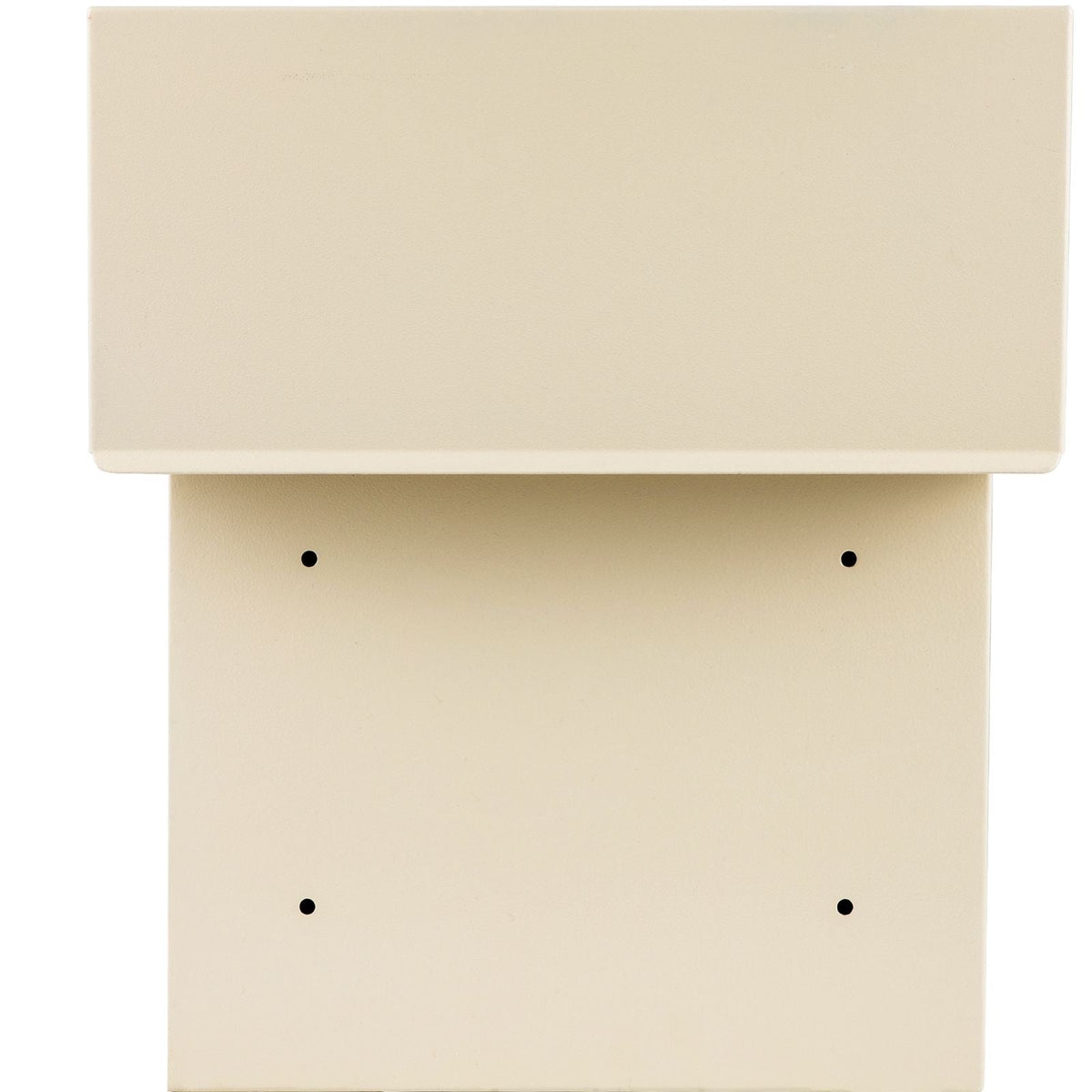Through-The-Door Locking Drop Box, 11.8\'\'x4.3\'\'x14.2\'\' Door Drop Box, Door Slot Mailbox with 1.77\'\' Chute & Code Lock, Rainproof Steel Mail Catcher for Depositing Mail, Keys, Rents, Chec