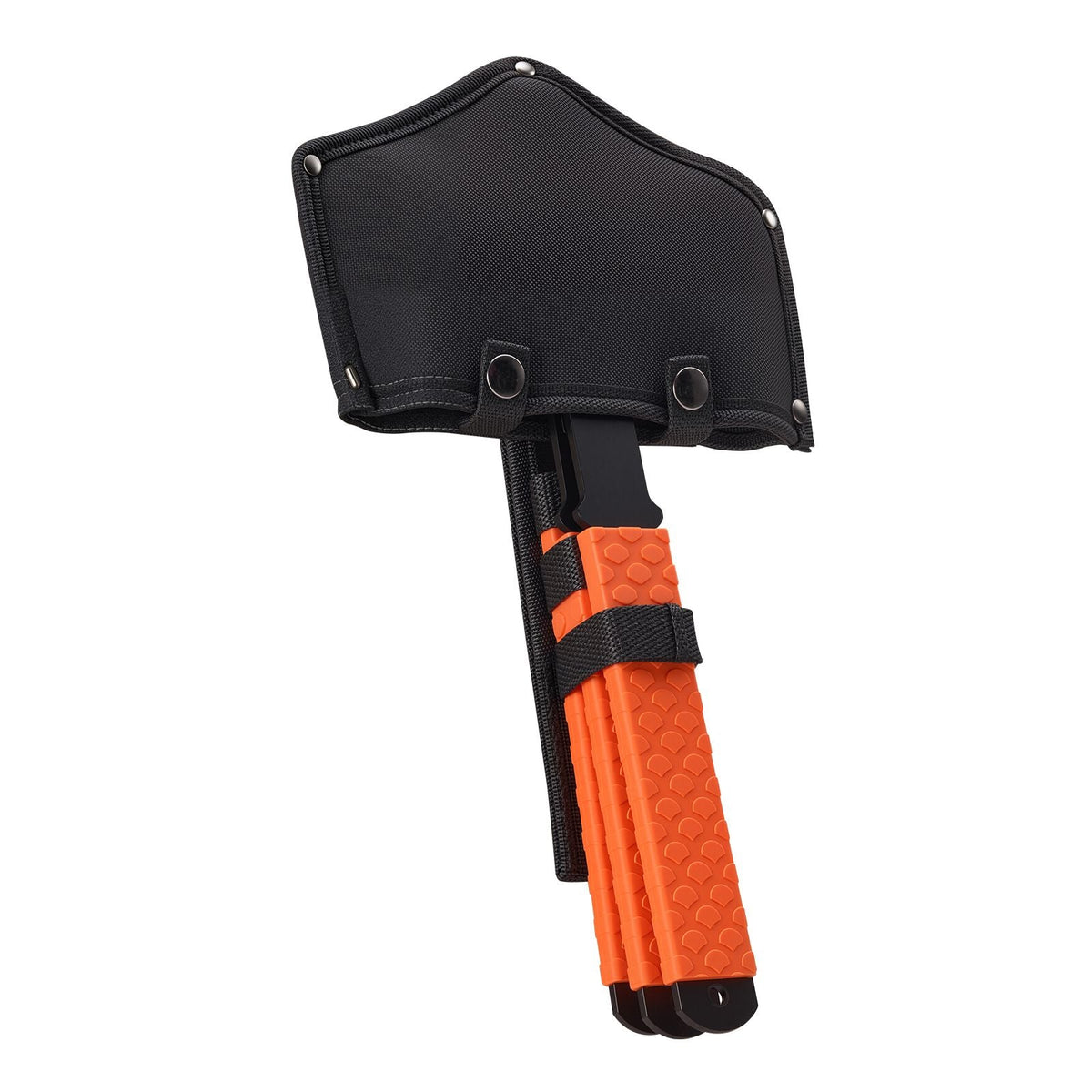 Throwing Axes and Tomahawks, 3 Pack 13.4 inch Triple Edge Axe Throwing Hatchet Set, Stainless Steel Head with Non-Slip TPR Rubber Handle, with Black Nylon Sheath, for Recreation and Competition