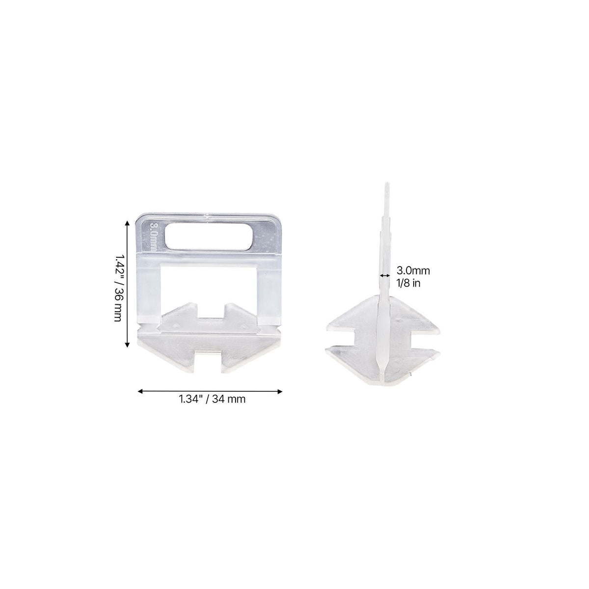 Tile Leveling System, 1/8 Inch(3 mm) with 1pc Tile Plier, 700 PCS DIY Tile Leveler Spacers Clips and 200 PCS Reusable Wedges, Tile Tools Set for Professional Ceramic Tile and Stone Installation