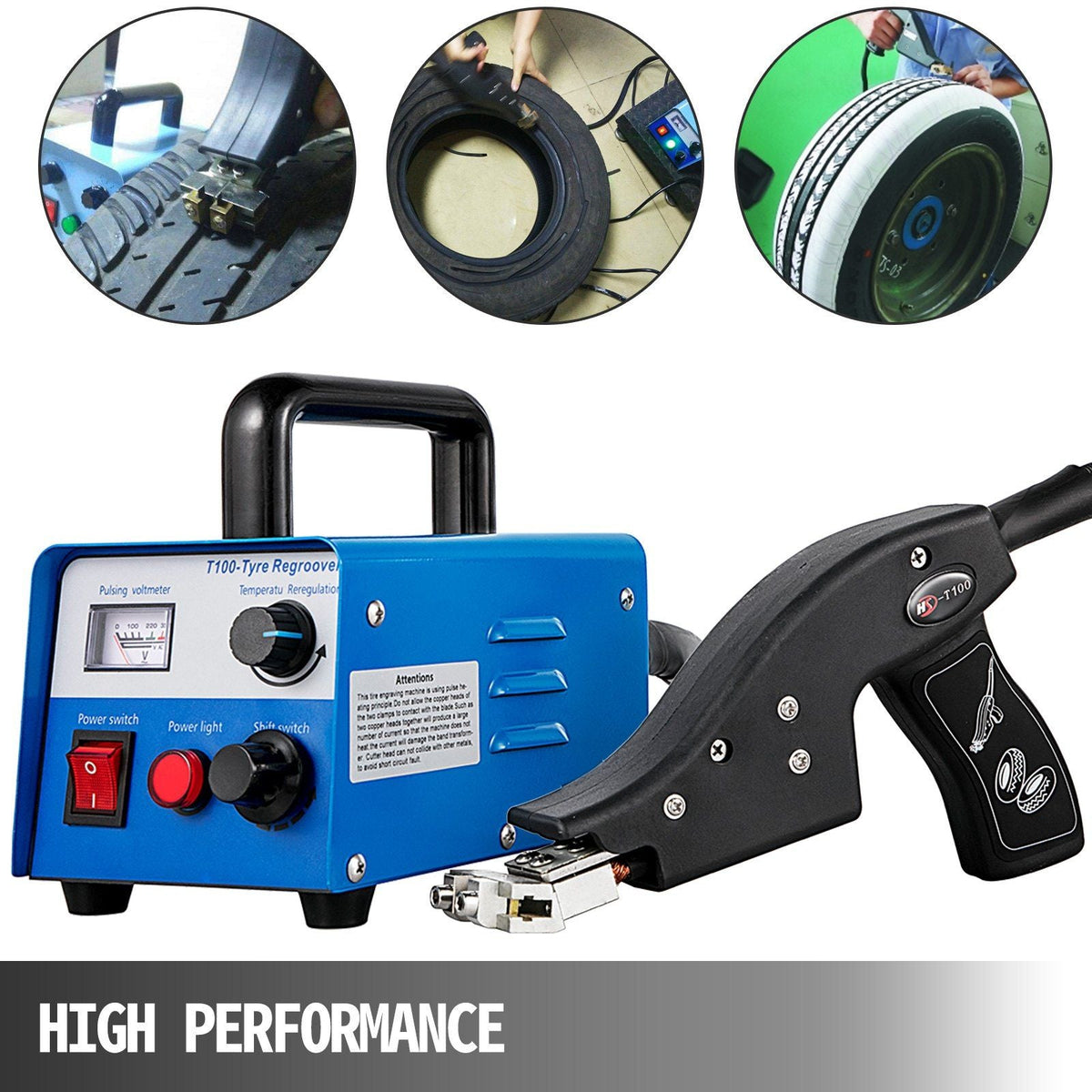 Tire Groover Machine Tire Groover, 400W Manual Tire Groover Tool Grooving Iron