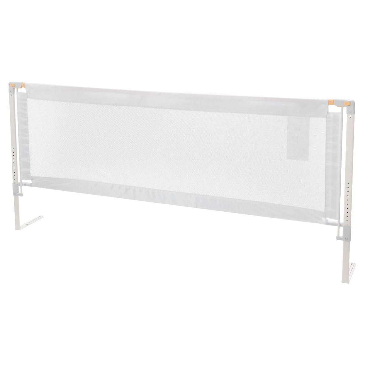 Toddler Bed Rail, Kids Beds Guard Rail with Reinforced Iron Pipe and Oxford Cloth, Adjustable Height Bed Side Railing, Portable Guard Bumper Barrier for Crib, Bunk, 78.74 x 35.04 in, 1 Piece