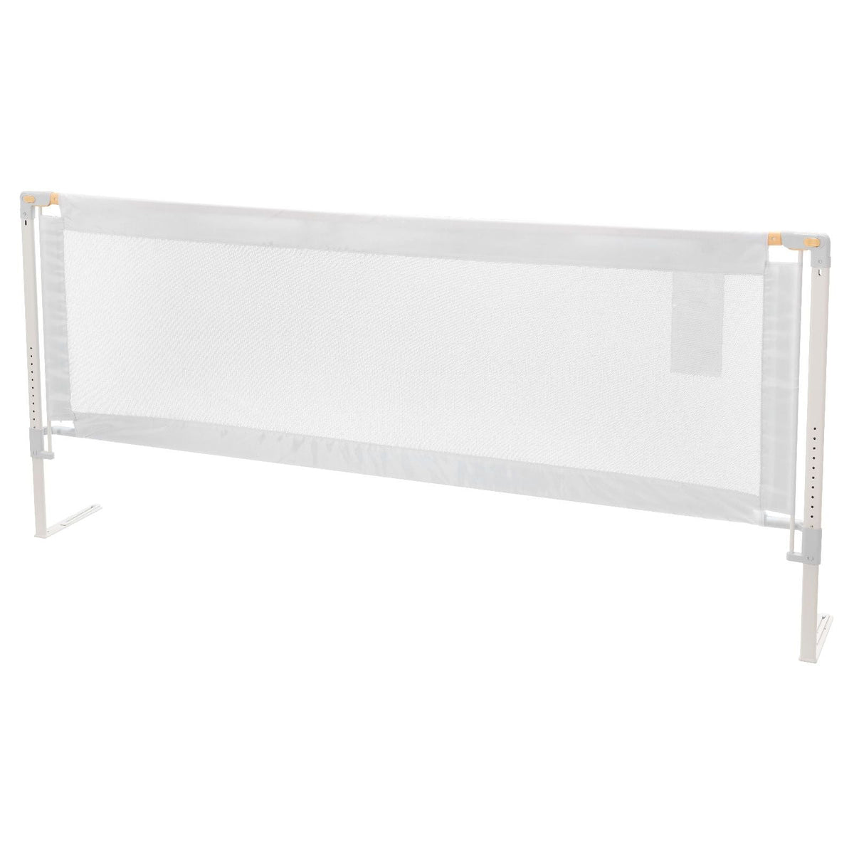 Toddler Bed Rail, Kids Beds Guard Rail with Reinforced Iron Pipe and Oxford Cloth, Adjustable Height Bed Side Railing, Portable Guard Bumper Barrier for Crib, Bunk, 78.74 x 35.04 in, 1 Piece