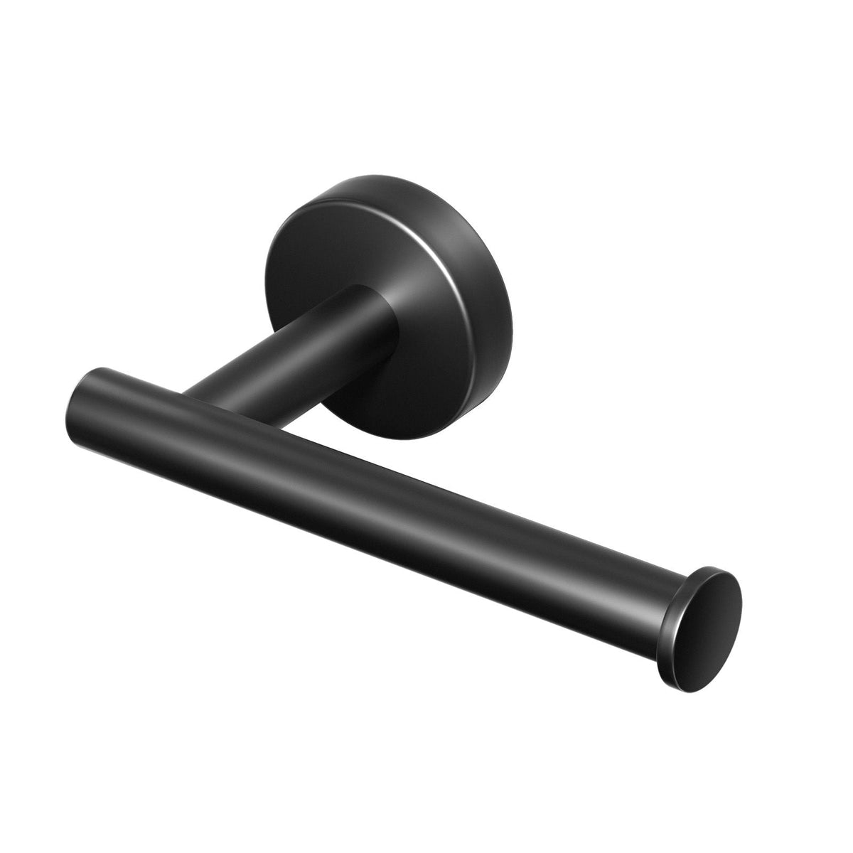 Toilet Paper Holder, Fits Mega Rolls Size, Premium Stainless Steel Rustproof Material, Wall Mounted with Screws, Toilet Roll Tissue Holder for Bathroom, Washroom, Kitchen, Matte Black