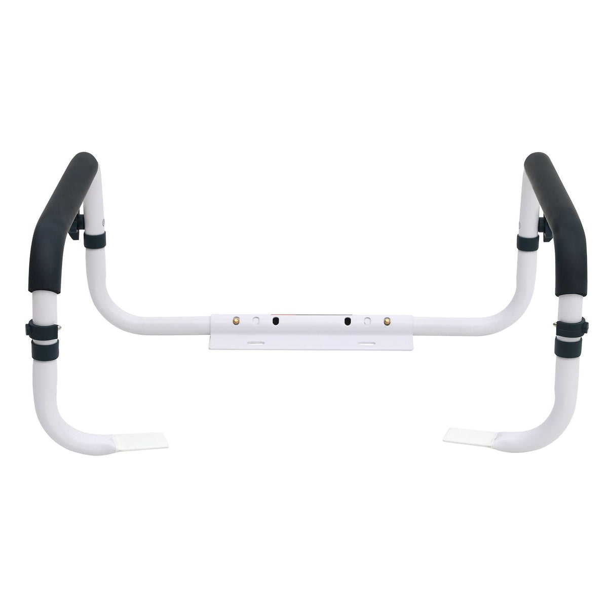 Toilet Safety Rail, 300LBS Capacity Toilet Seat Frame, Adjustable Width Fit Most Toilets, Easy Installation, Toilet Handles Grab Bars with Padded Armrests for Handicap, Disabled, Seniors