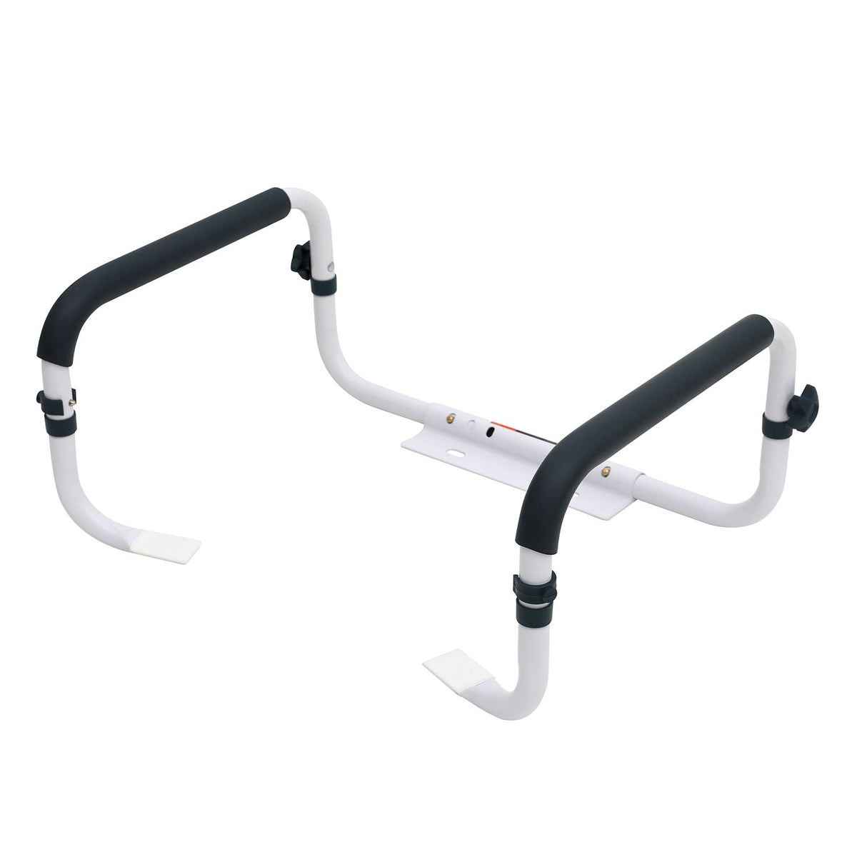 Toilet Safety Rail, 300LBS Capacity Toilet Seat Frame, Adjustable Width Fit Most Toilets, Easy Installation, Toilet Handles Grab Bars with Padded Armrests for Handicap, Disabled, Seniors