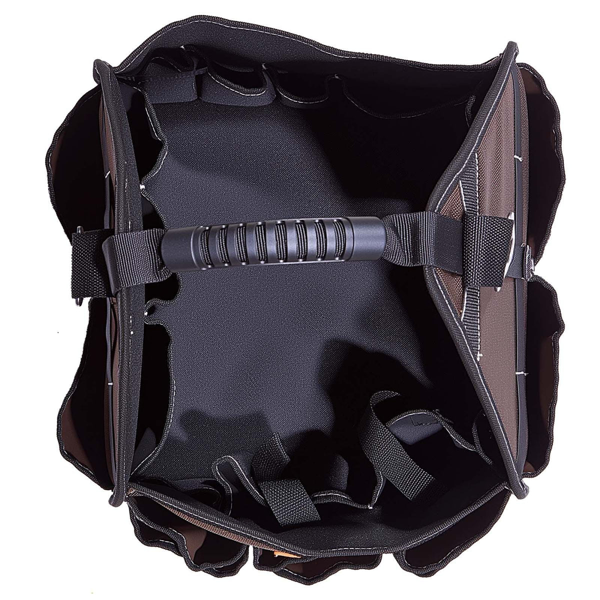 Tool Bag, 13 Inch, 45-Pocket Open Top Tool Tote, Electrical Maintenance Toolbox Organizer Storage with Handle, Adjustable Shoulder Strap, Portable Toolbag, for Professionals DIY & Jobsite Use