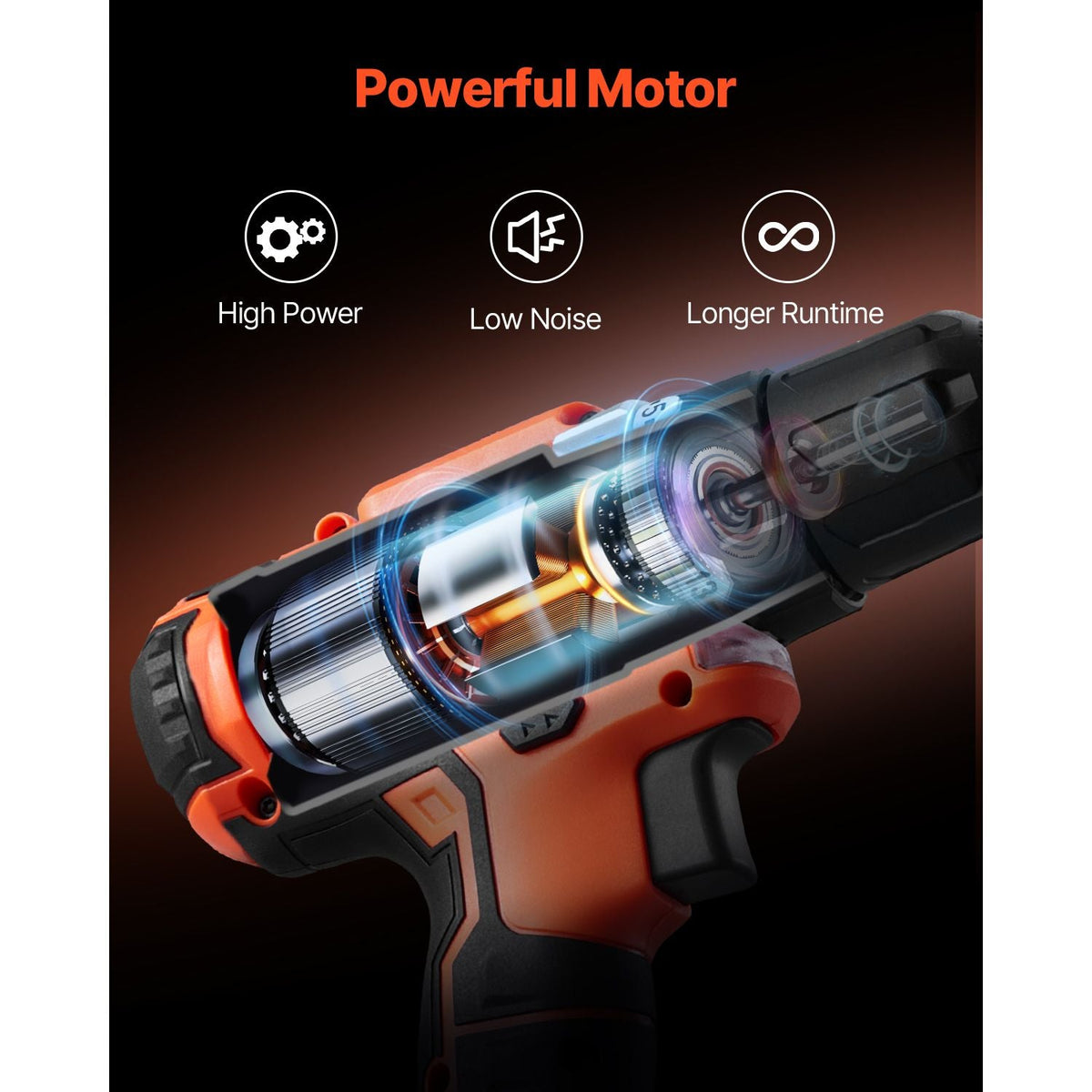 Tool Combo Kit, 12V Max Cordless 2-Tool Combo Kit, with 3/8 in Drill, 1/4 in Impact Driver, Compact Cordless Power Tool Combo Kit with 2.0 Ah Batteries, Screws, One Charger, and One Cloth Bag